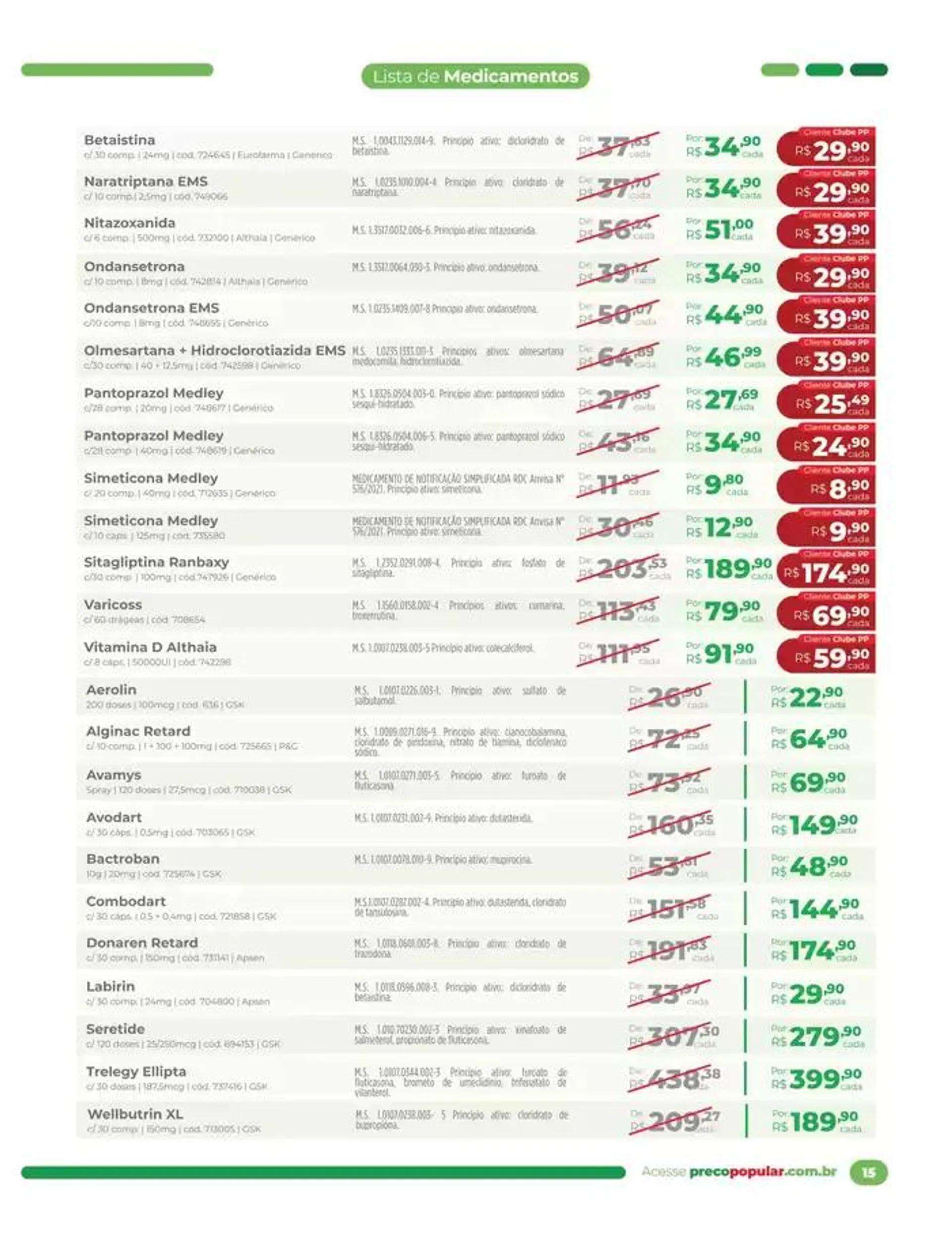 Encarte de Encarte Março PP - SP 3 de março até 31 de março 2025 - Pagina 15
