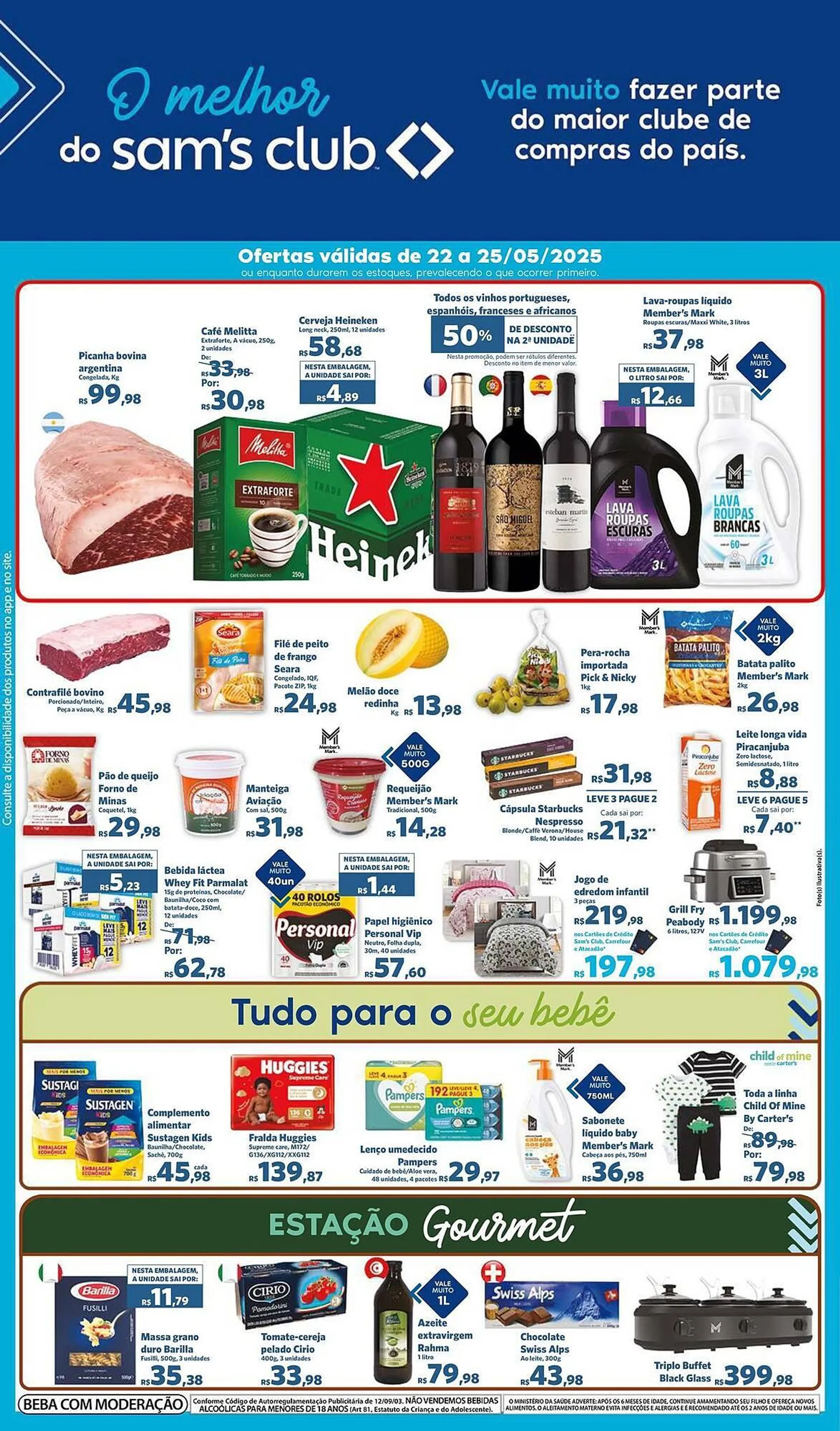 Encarte de Catálogo Sam's Club 23 de maio até 25 de maio 2025 - Pagina 1