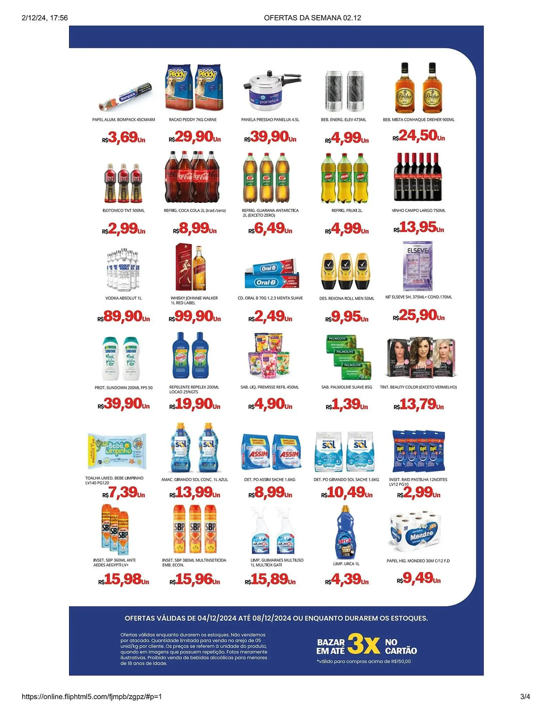 Encarte de Catálogo Supermercado Vitorino 2 de dezembro até 8 de dezembro 2024 - Pagina 3