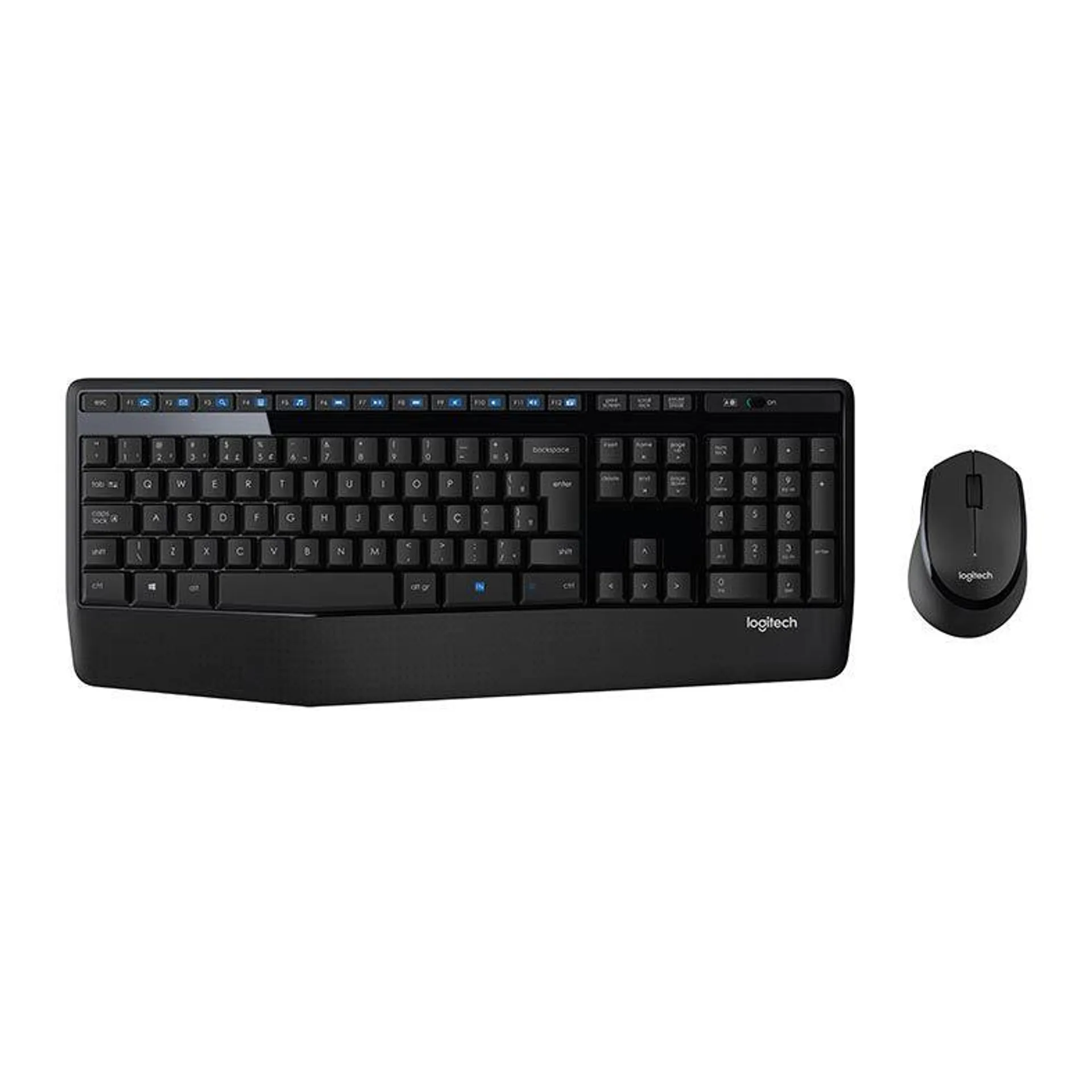 Kit Teclado e Mouse Logitech MK345 USB Wireless Preto, 920-007821