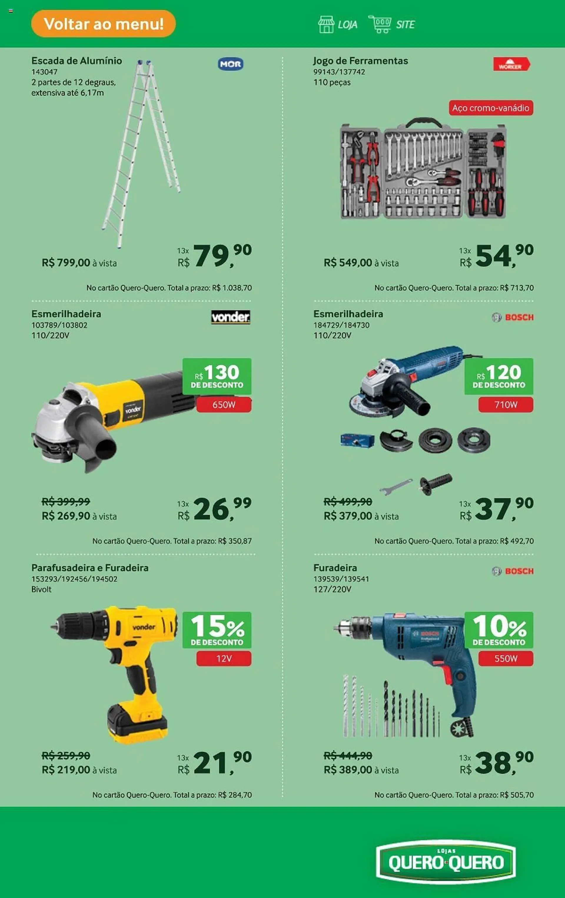 Encarte de Catálogo Quero Quero 16 de setembro até 4 de outubro 2024 - Pagina 25