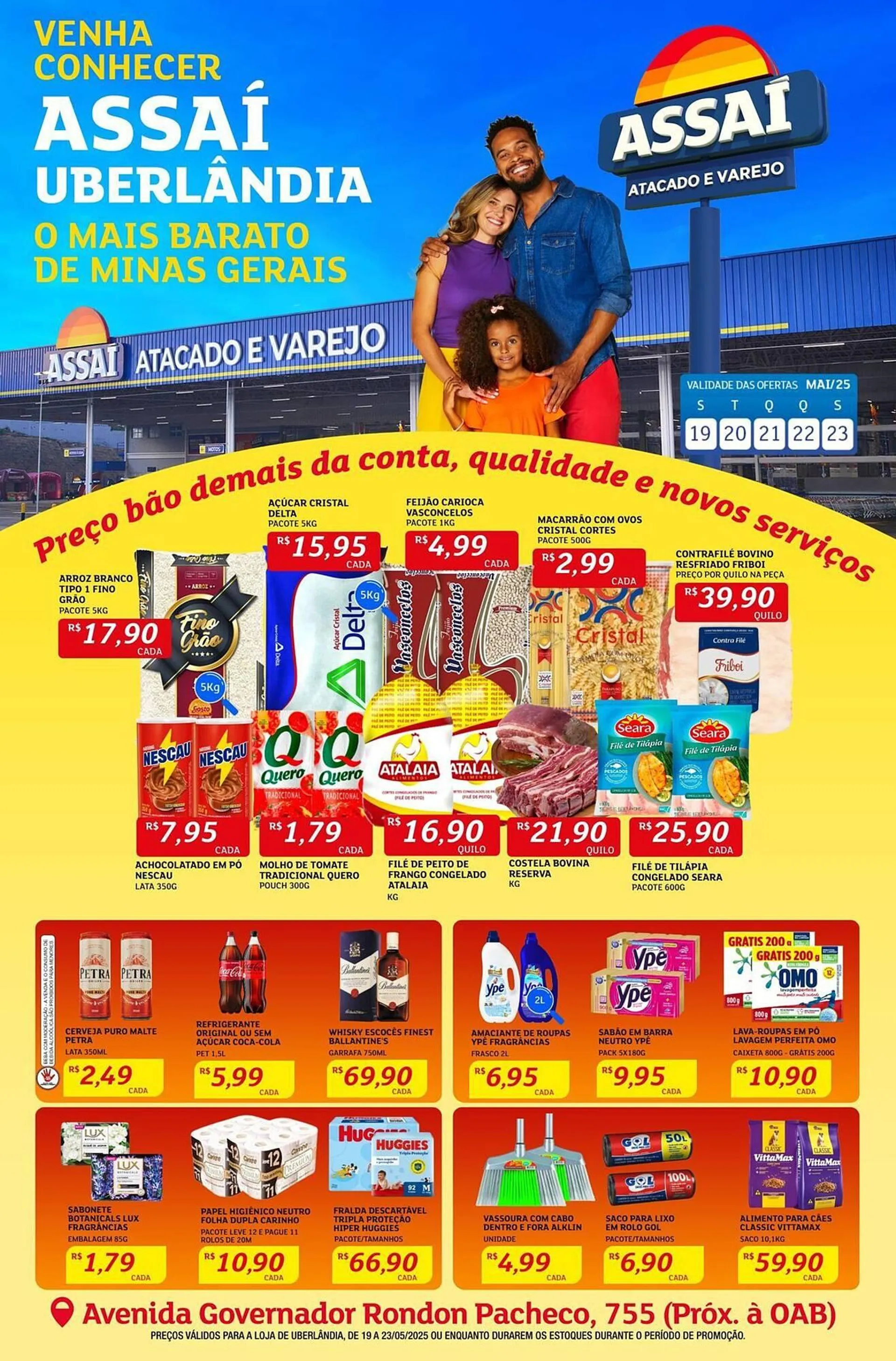 Encarte de Catálogo Assaí Atacadista 23 de maio até 23 de maio 2025 - Pagina 1