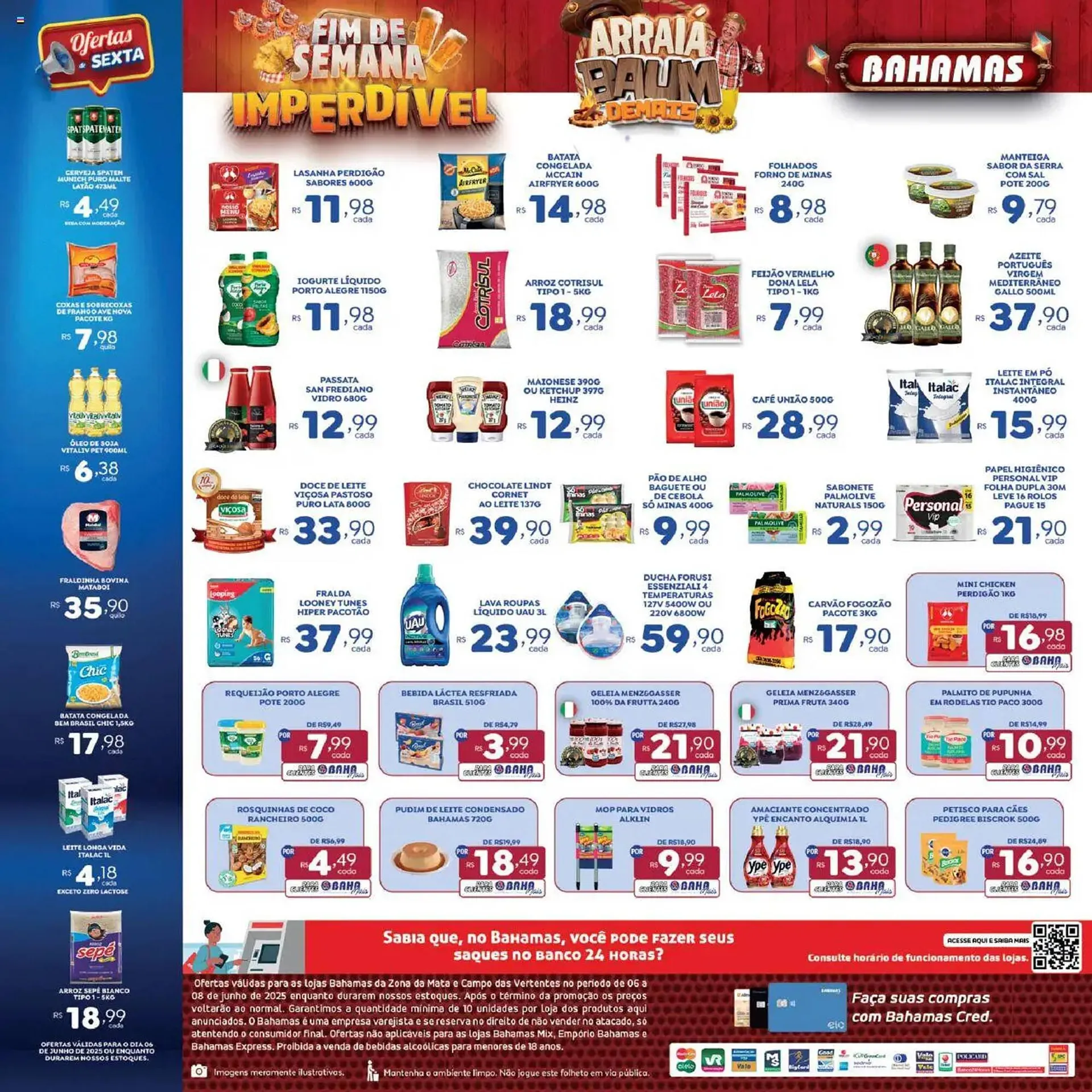 Encarte de Catálogo Bahamas Supermercados 6 de junho até 8 de junho 2025 - Pagina 2