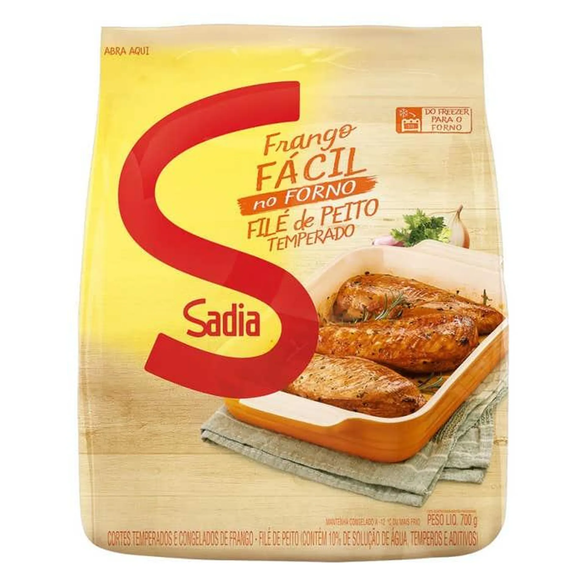 Filé De Peito De Frango Sadia Fácil Pacote Com 700g