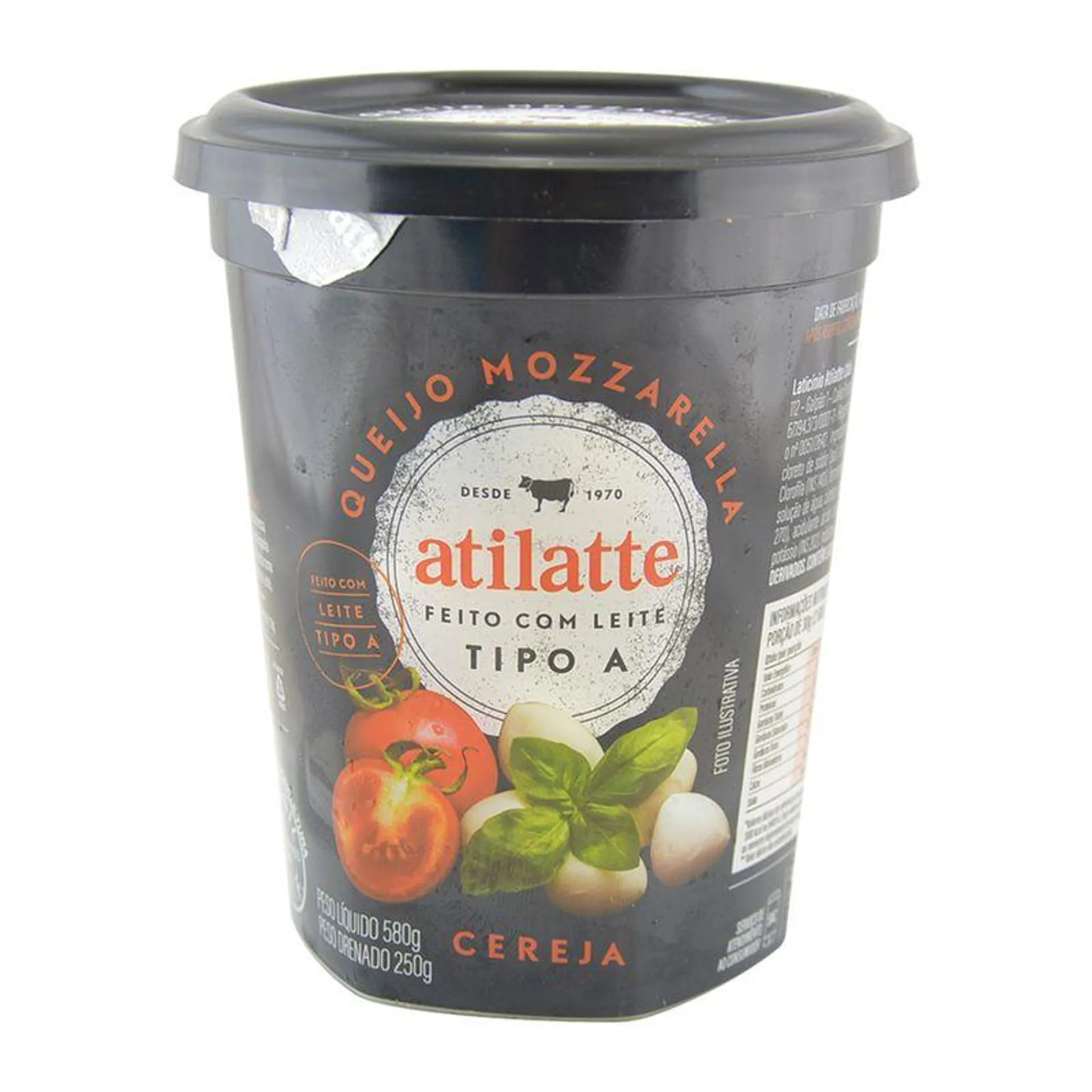 Queijo Mozzarela Cereja Atilatte 250g