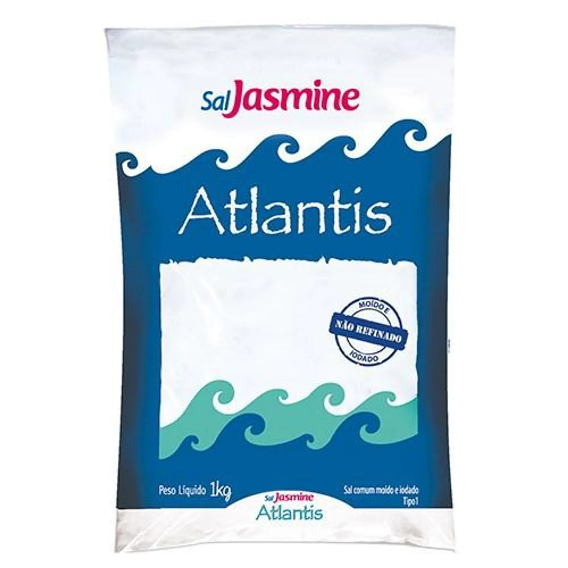 Sal Marinho Jasmine Atlantis Pacote 1kg