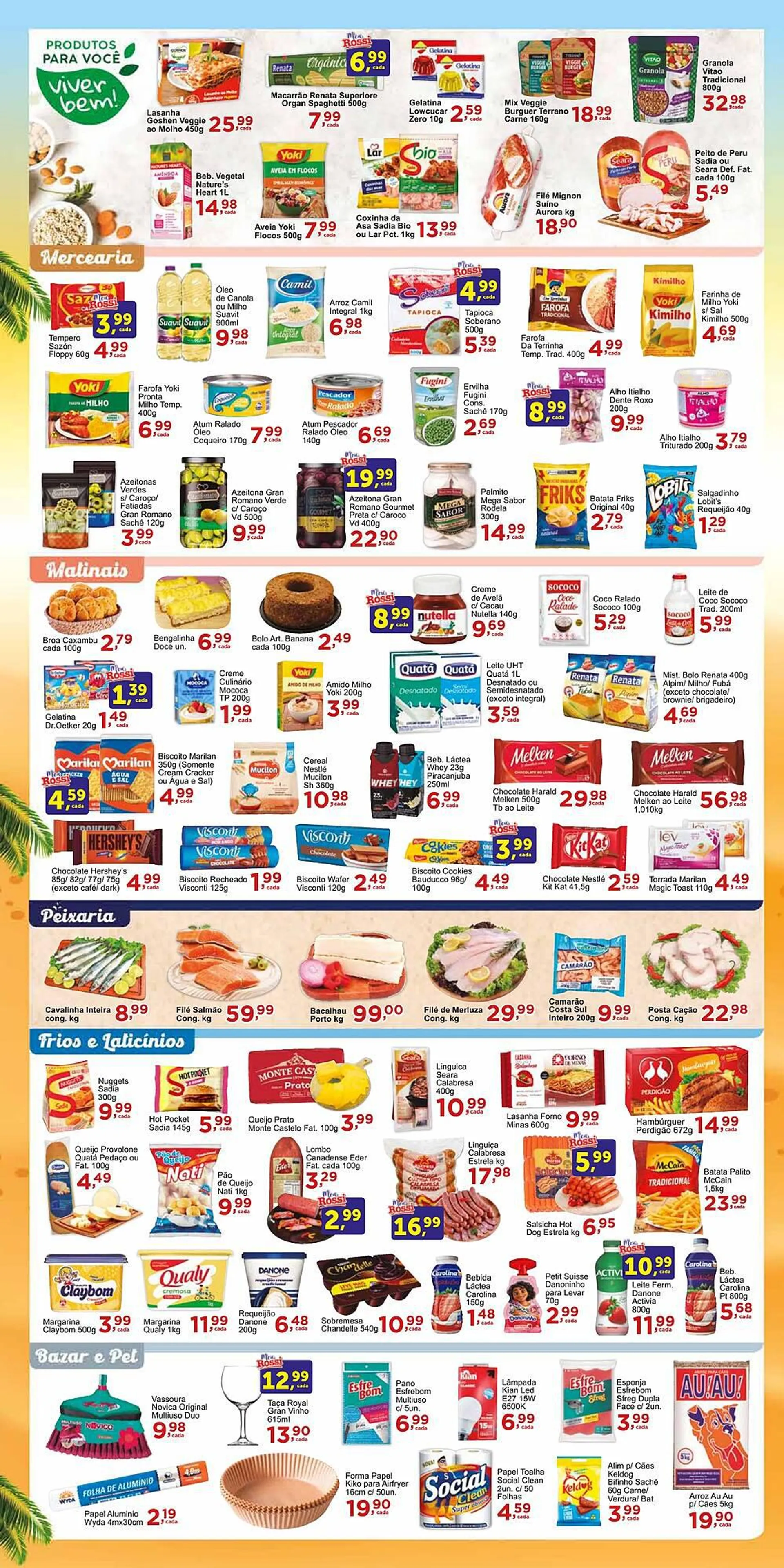 Encarte de Catálogo Rossi Supermercado 14 de fevereiro até 20 de fevereiro 2024 - Pagina 2