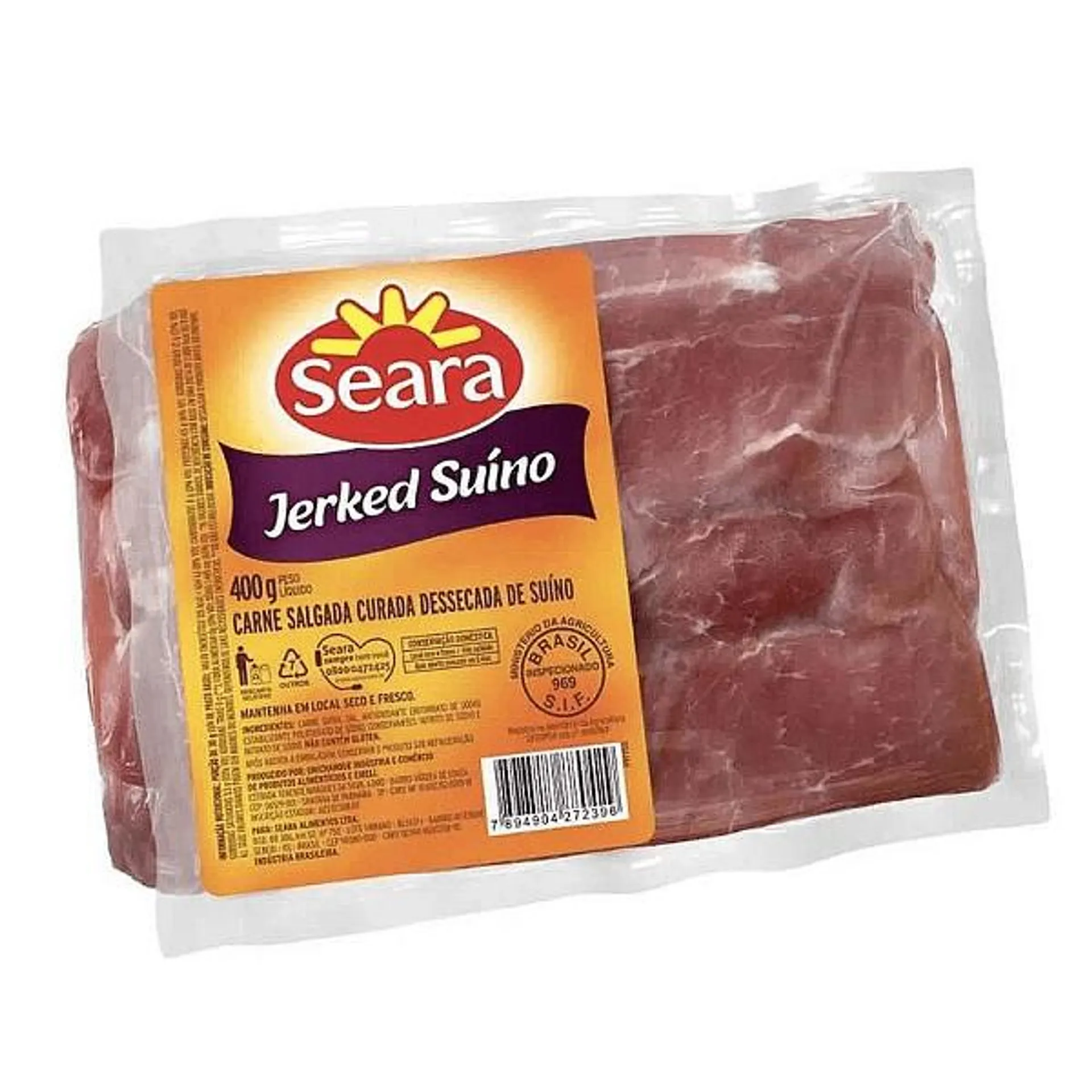 Jerked Suíno Seara 400g