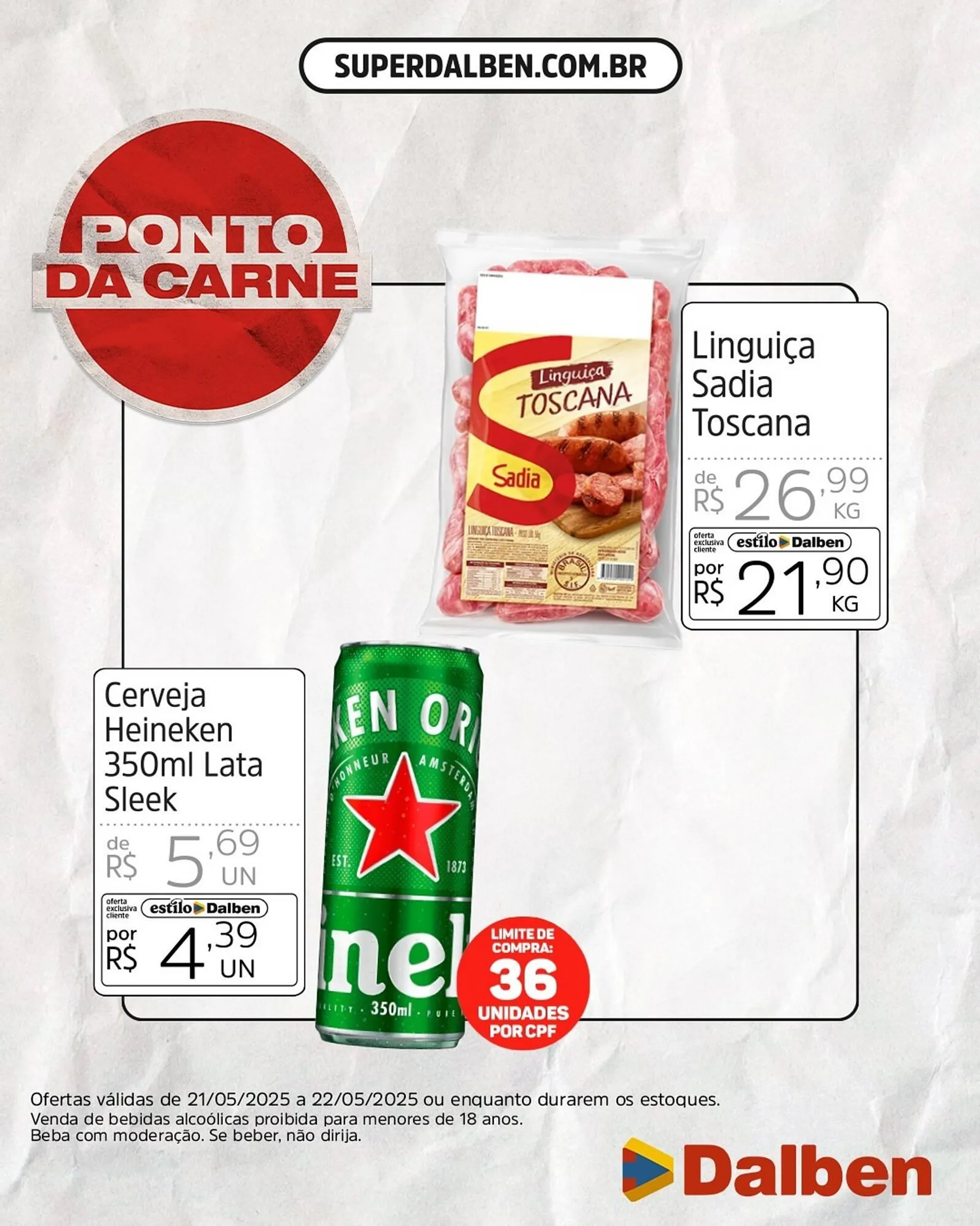 Encarte de Catálogo Supermercado Dalben 21 de maio até 22 de maio 2025 - Pagina 3