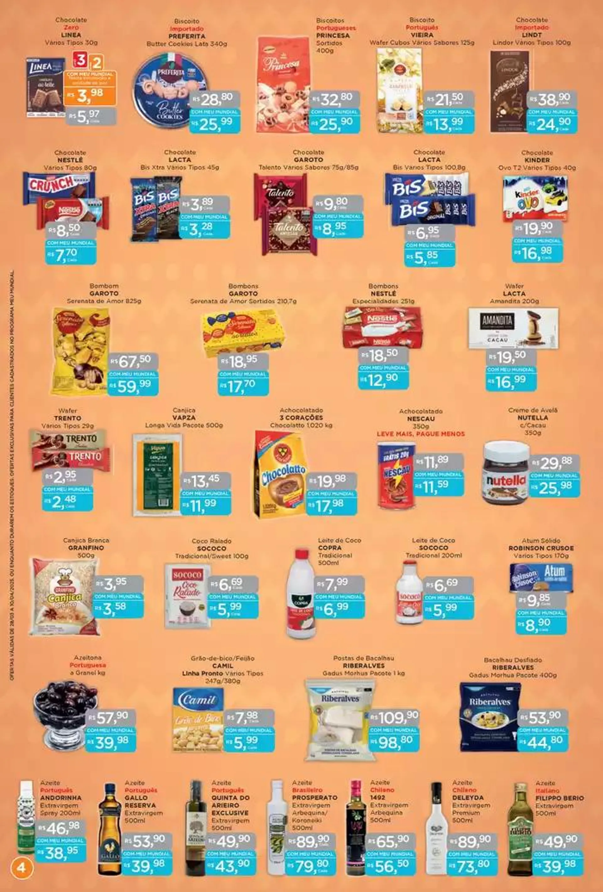 Encarte de Ofertas Supermercados Mundial 28 de março até 10 de abril 2025 - Pagina 4