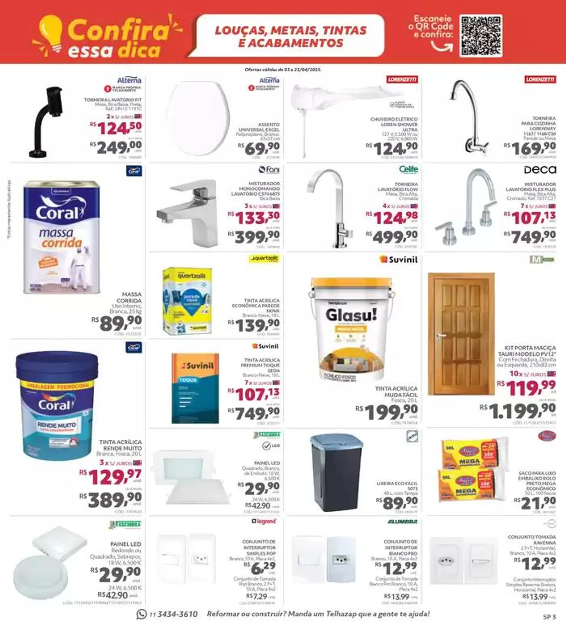 Encarte de Ofertas exclusivas para nossos clientes 4 de abril até 23 de abril 2025 - Pagina 3