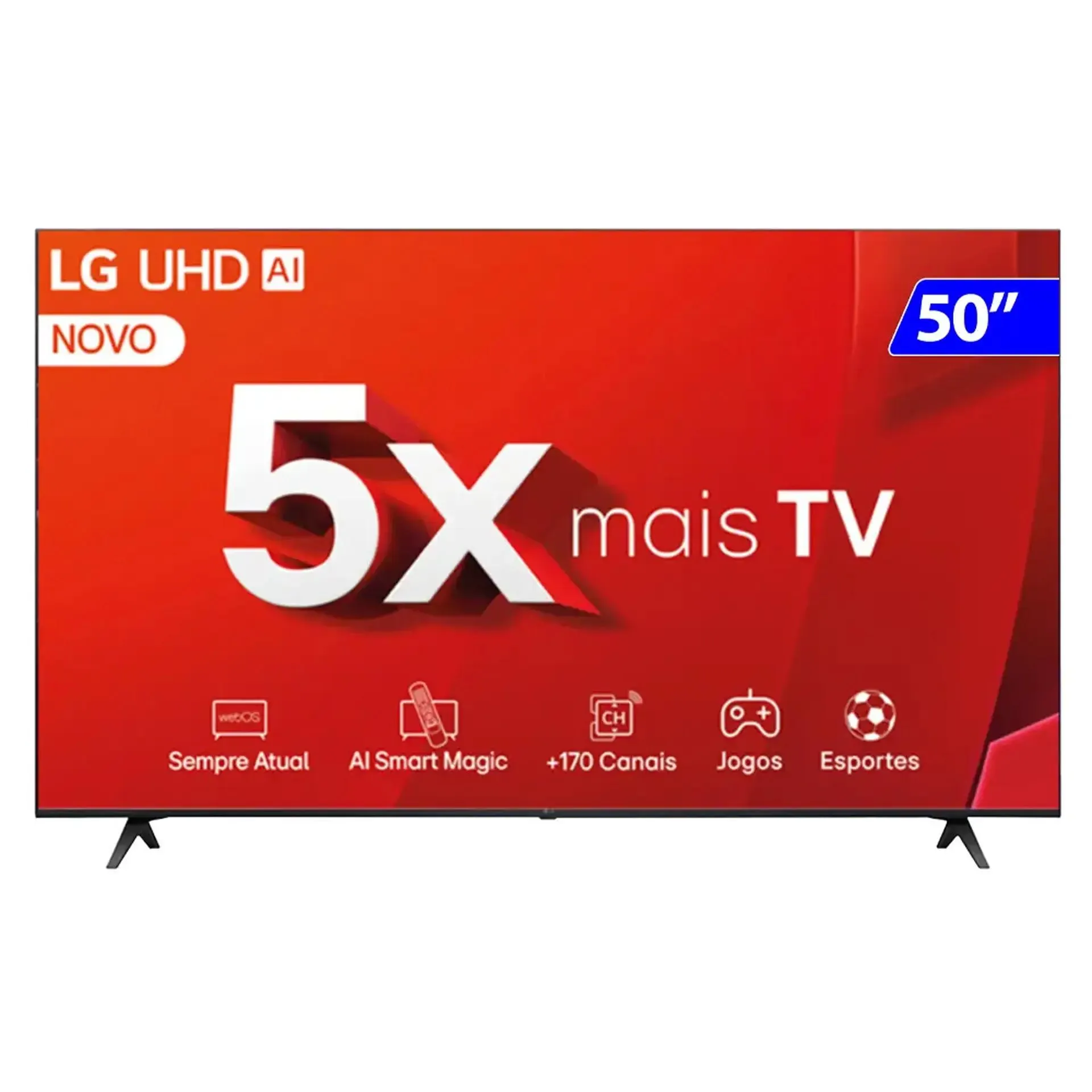 Smart TV LG 50" 4K WebOS Comando de Voz 50UT8050PSA