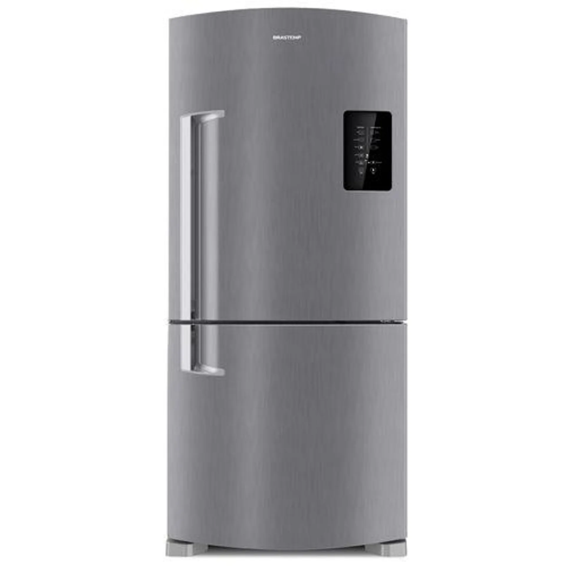 Geladeira Brastemp Frost Free Inverse 588 litros cor Inox com Smart Bar BRE85AK