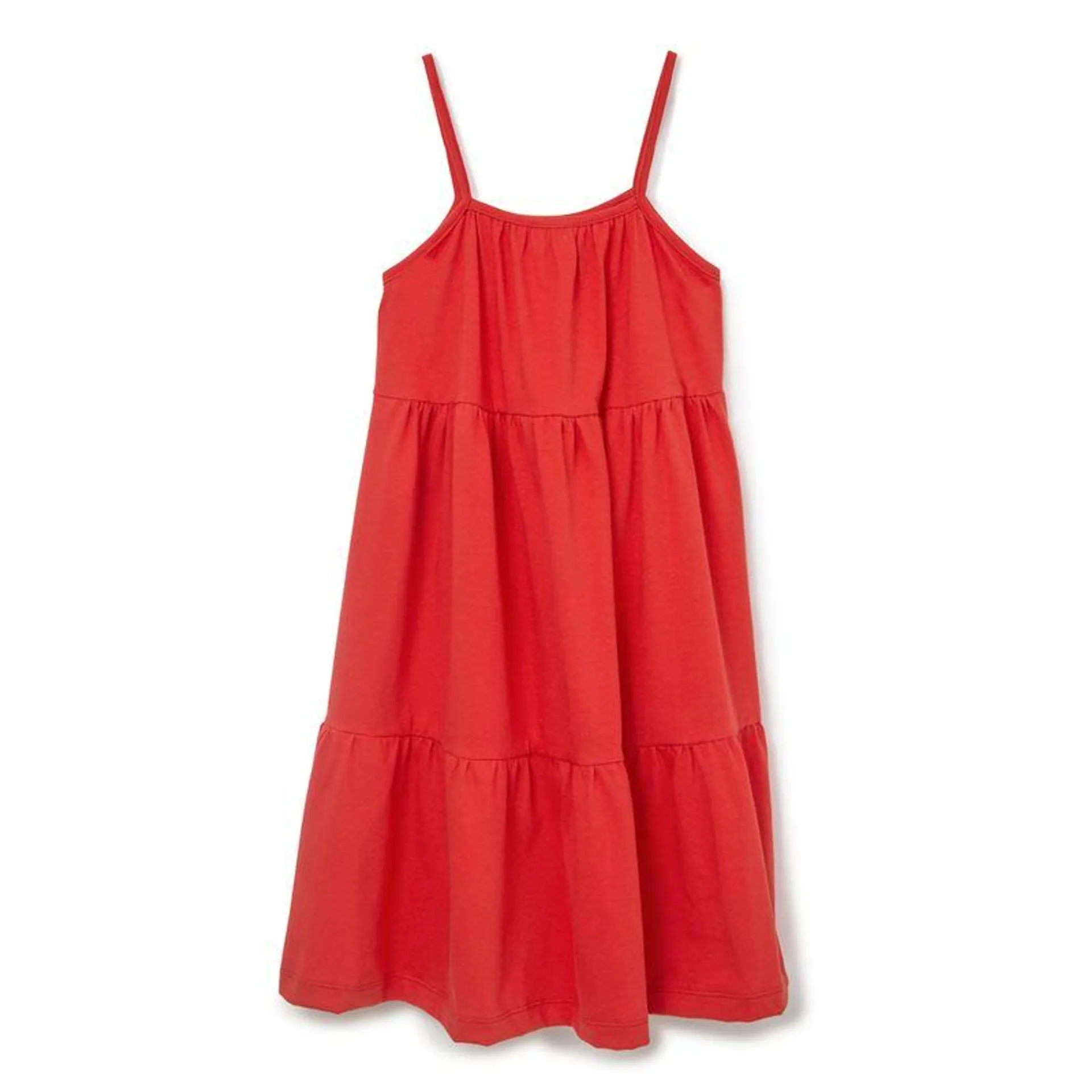 Vestido Infantil Regata Vibração Vermelho