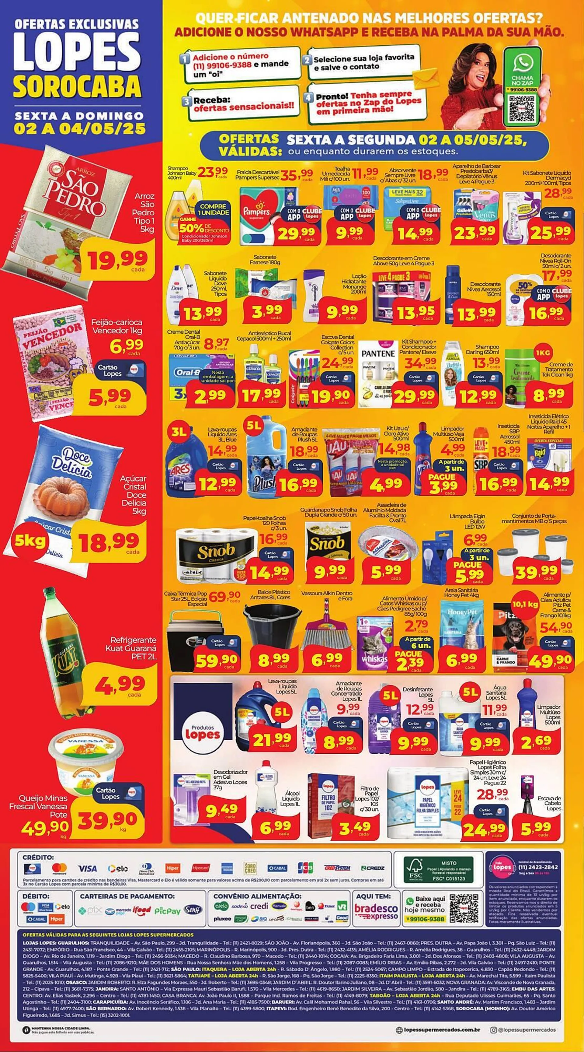 Encarte de Catálogo Lopes Supermercados 2 de maio até 5 de maio 2025 - Pagina 4