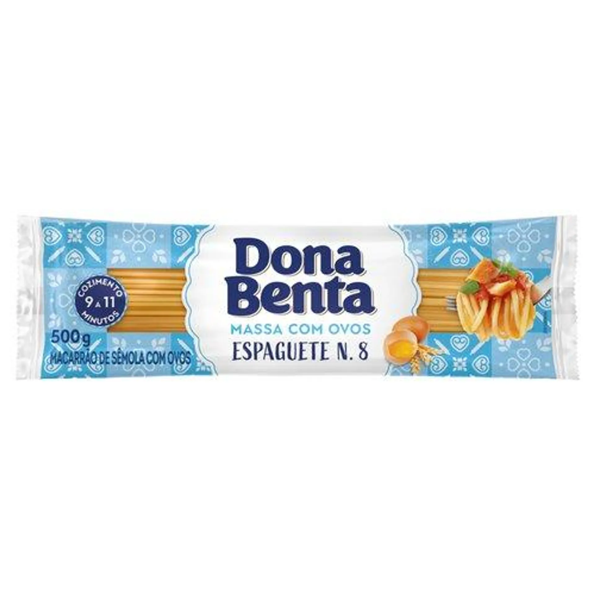 Macarrão Dona Benta Tradicional Espaguete De Sêmola nº8 500g