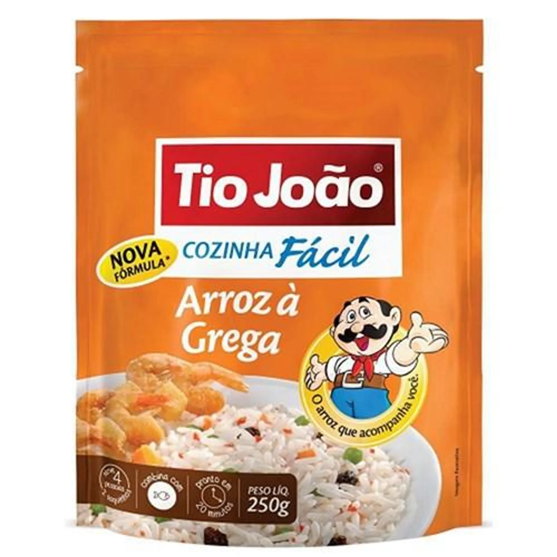 Arroz À Grega Cozinha Fácil Tio João 250G