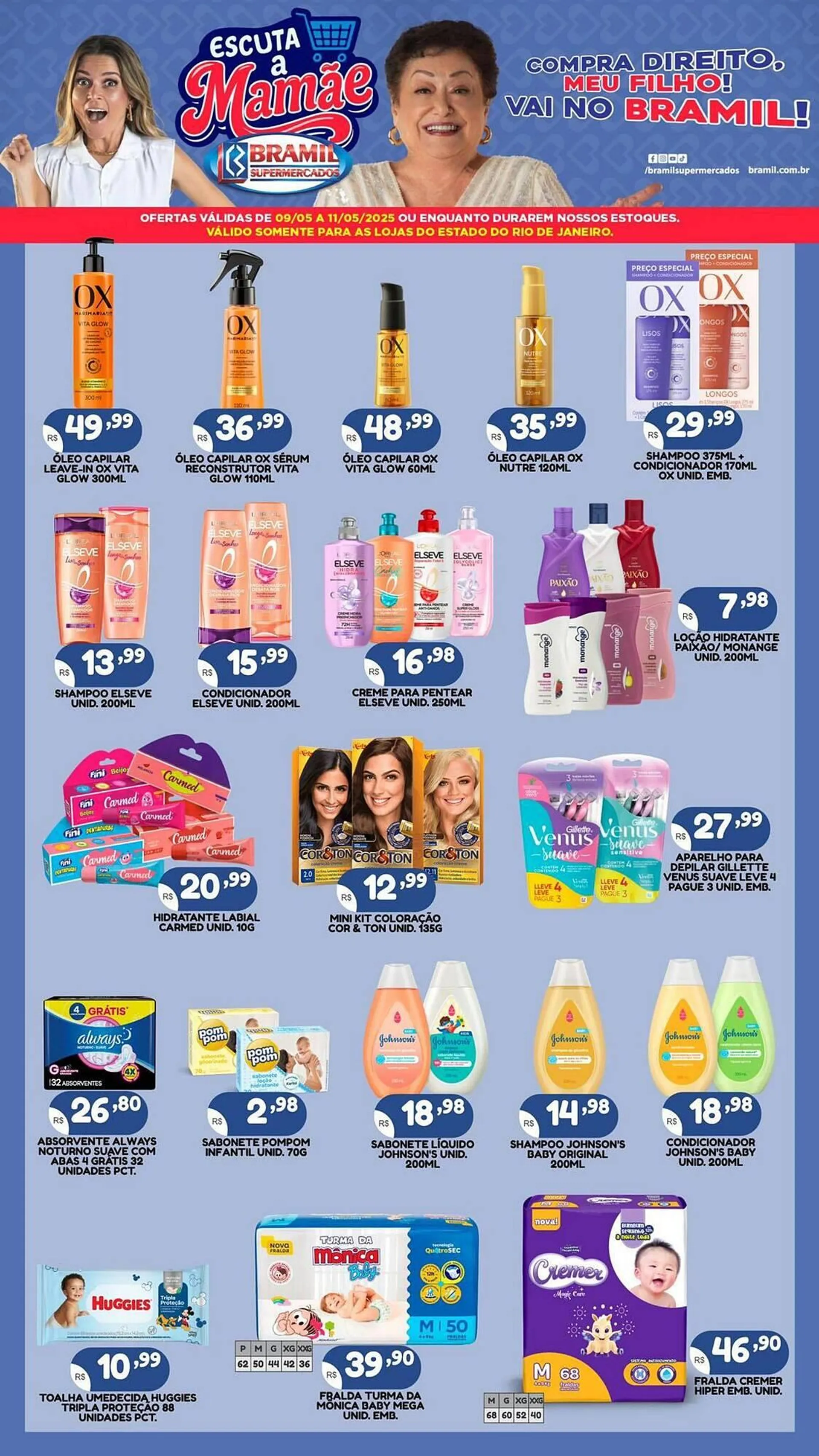 Encarte de Catálogo Bramil Supermercados 9 de maio até 11 de maio 2025 - Pagina 1