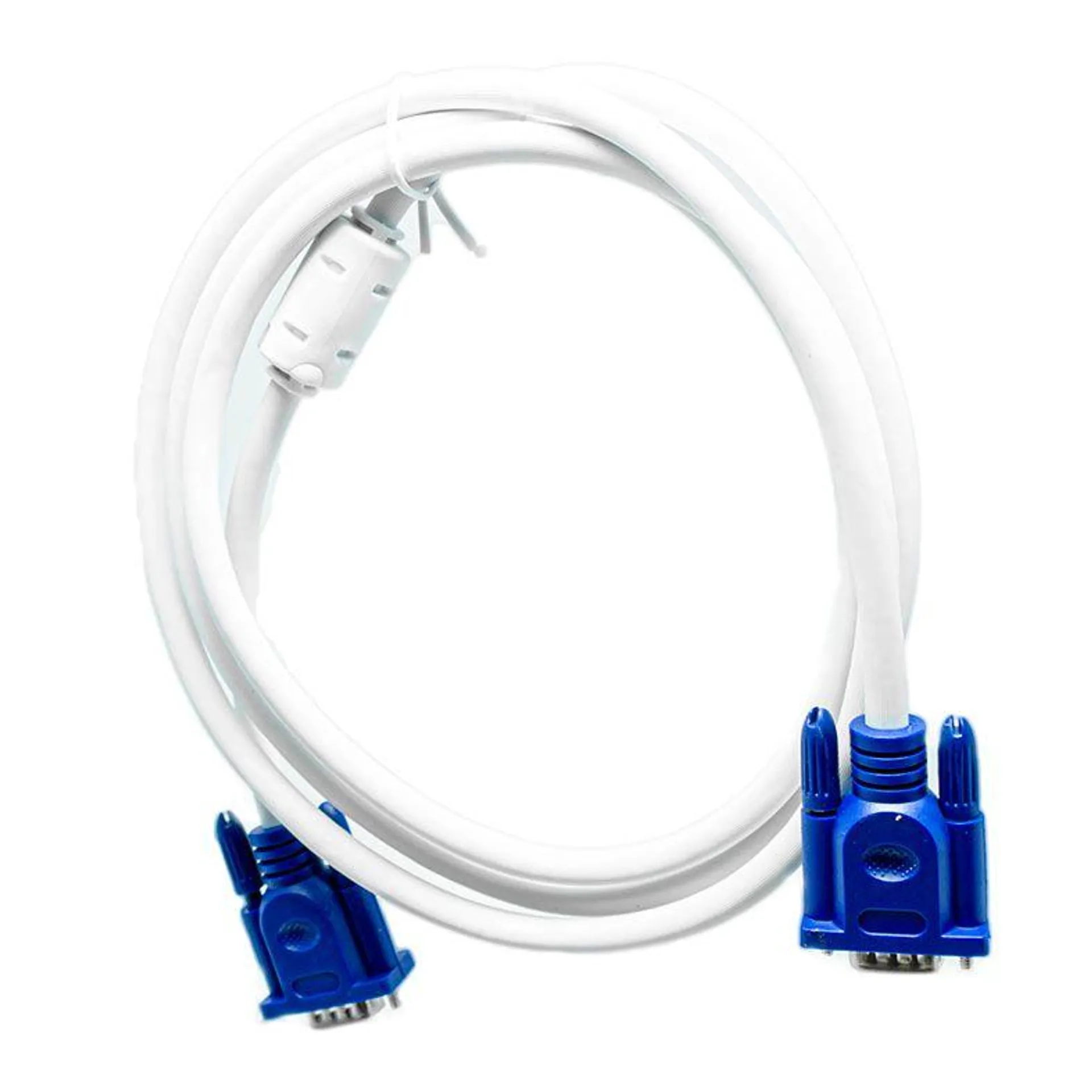 Cabo VGA Hayom CB1169, 3m, Branco e Azul, 111069