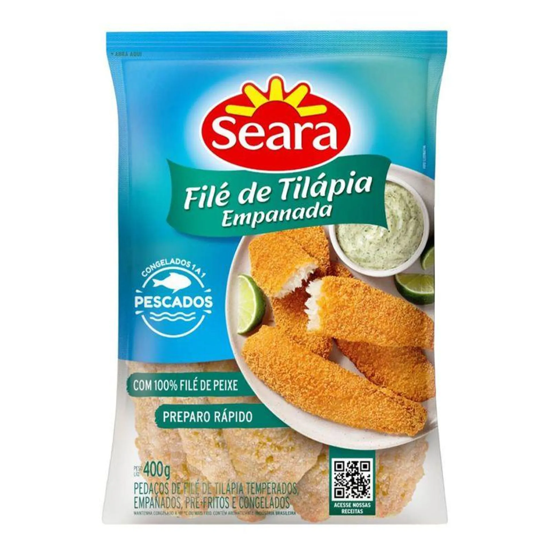 Filé Tilápia Empanada Seara 400g