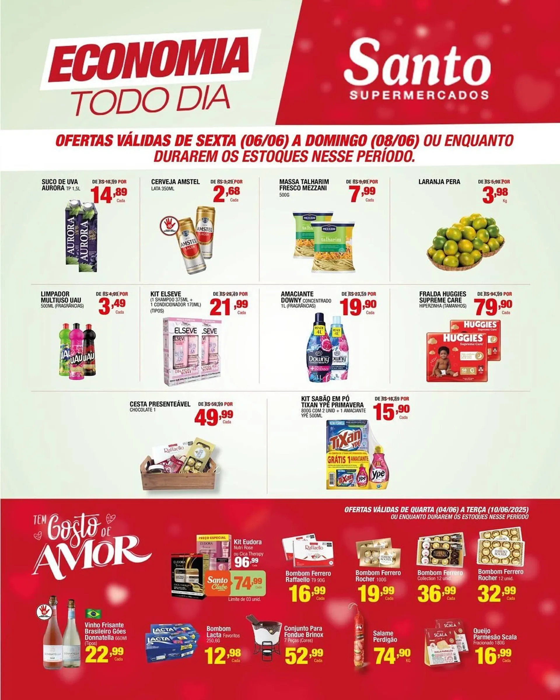 Encarte de Catálogo Santo Supermercados 6 de junho até 8 de junho 2025 - Pagina 2