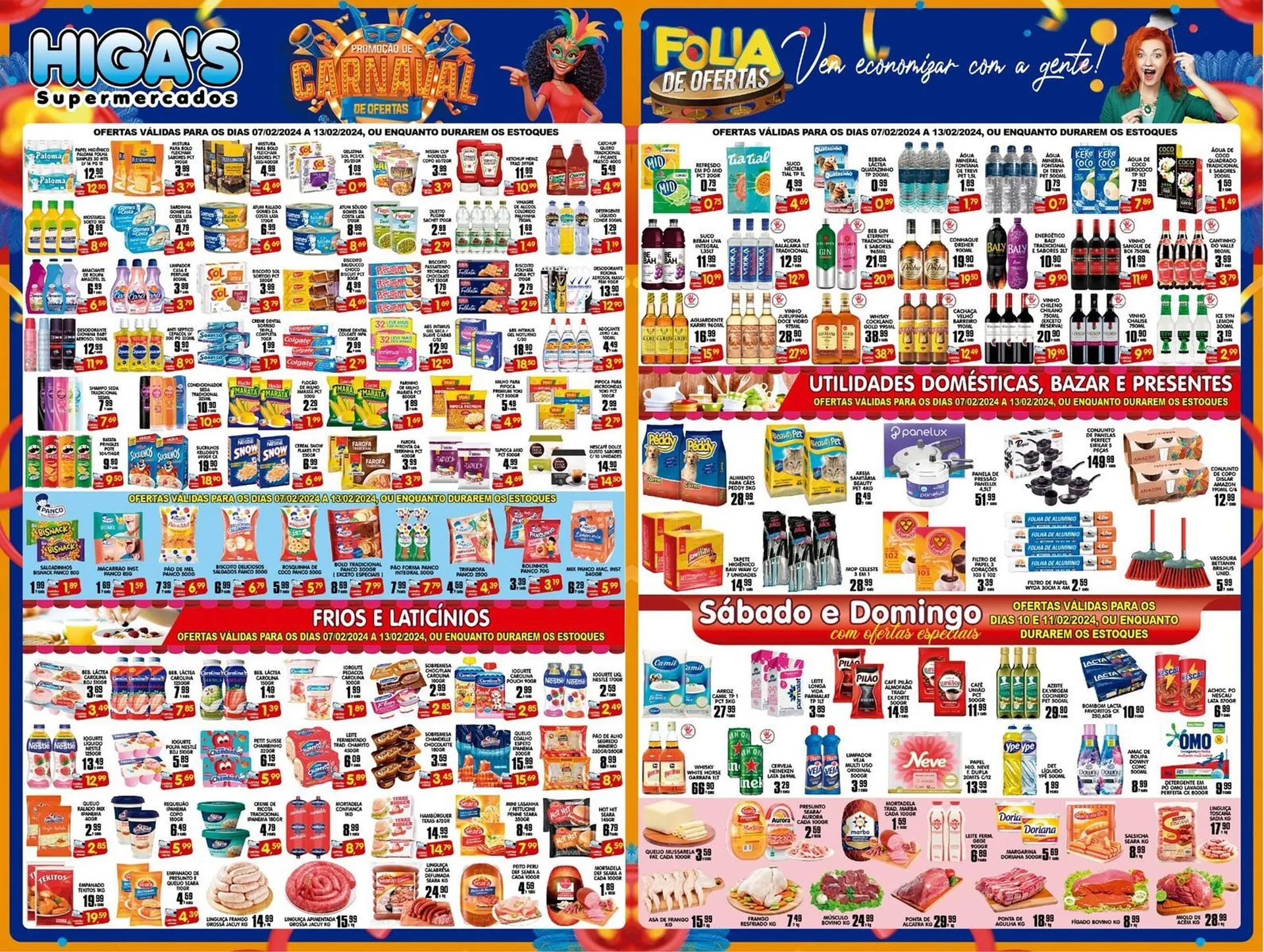 Encarte de Catálogo Higa's Supermercado 7 de fevereiro até 13 de fevereiro 2024 - Pagina 2