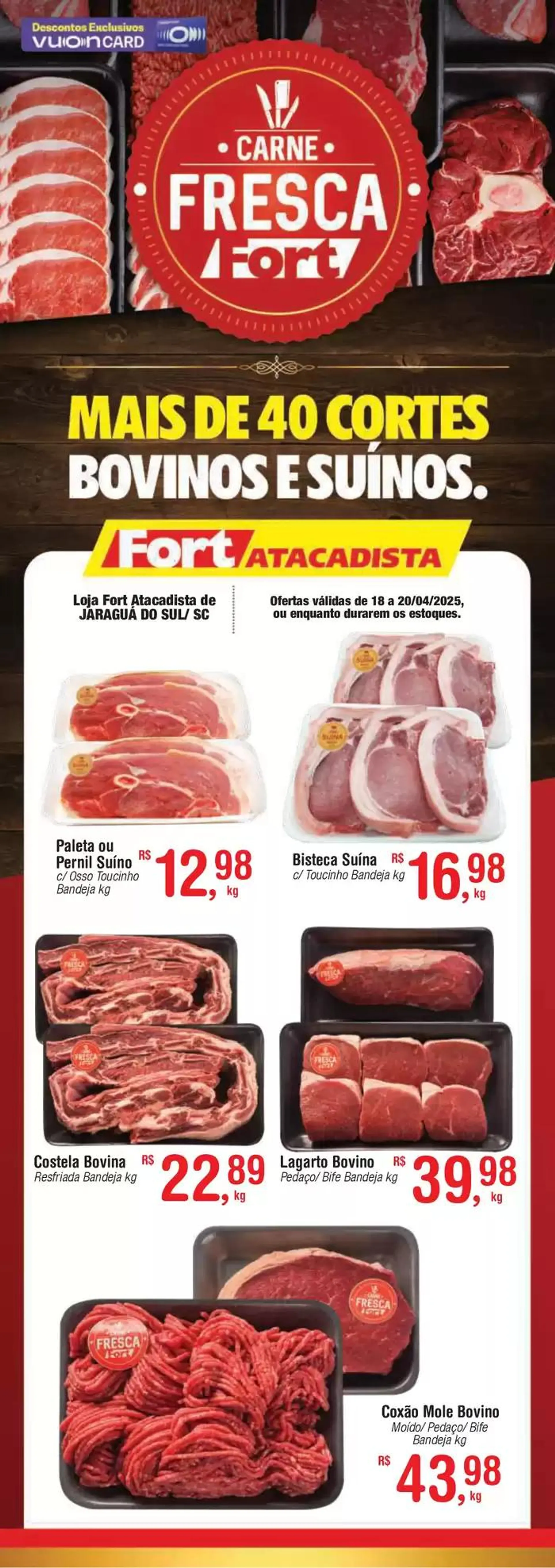 Encarte de Filipeta Carne Fresca 18 a 20 04 25 Jaragua 18 de abril até 20 de abril 2025 - Pagina 1