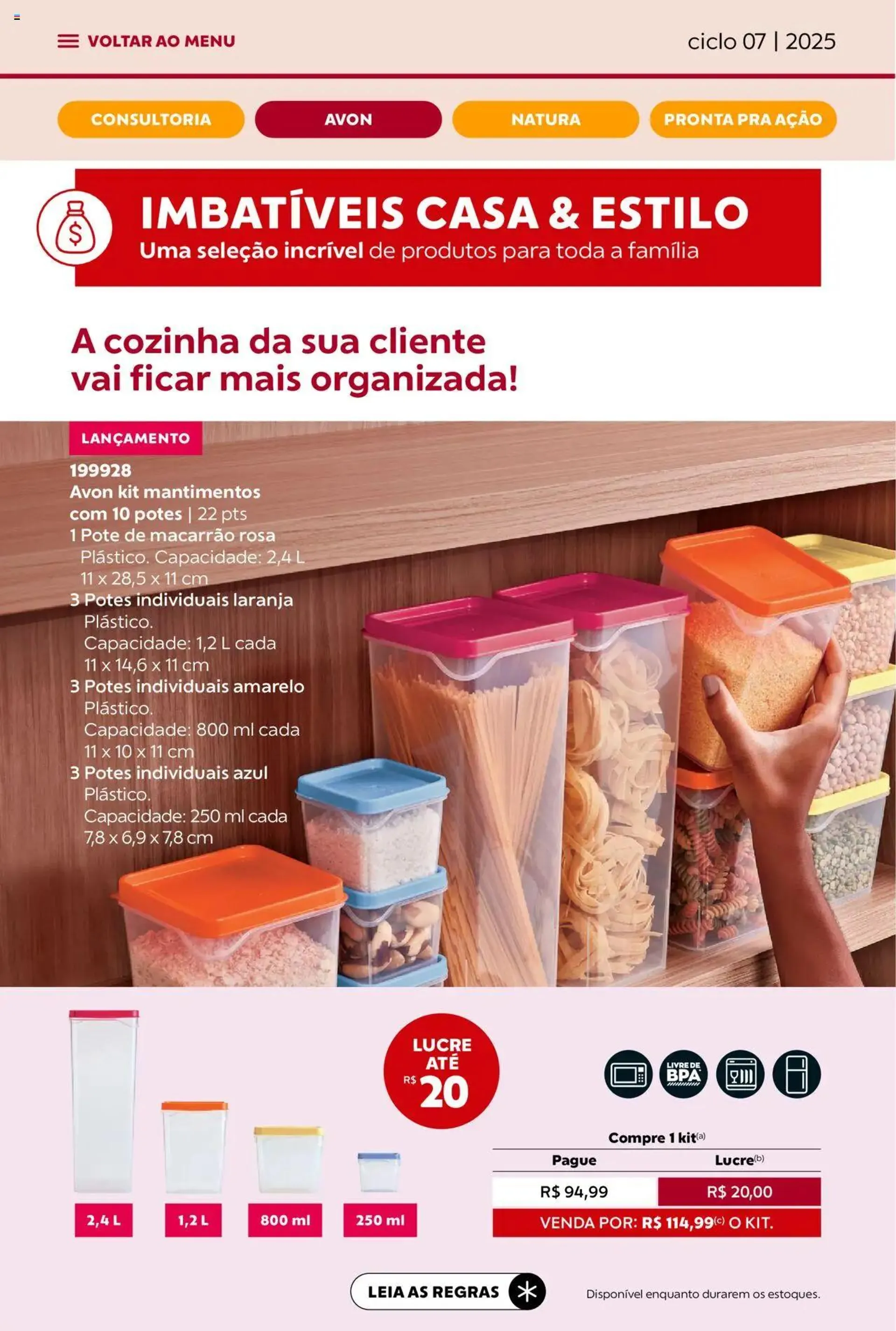 Encarte de Avon - Campanha 07: Minha Consultoria 3 de abril até 1 de maio 2025 - Pagina 39