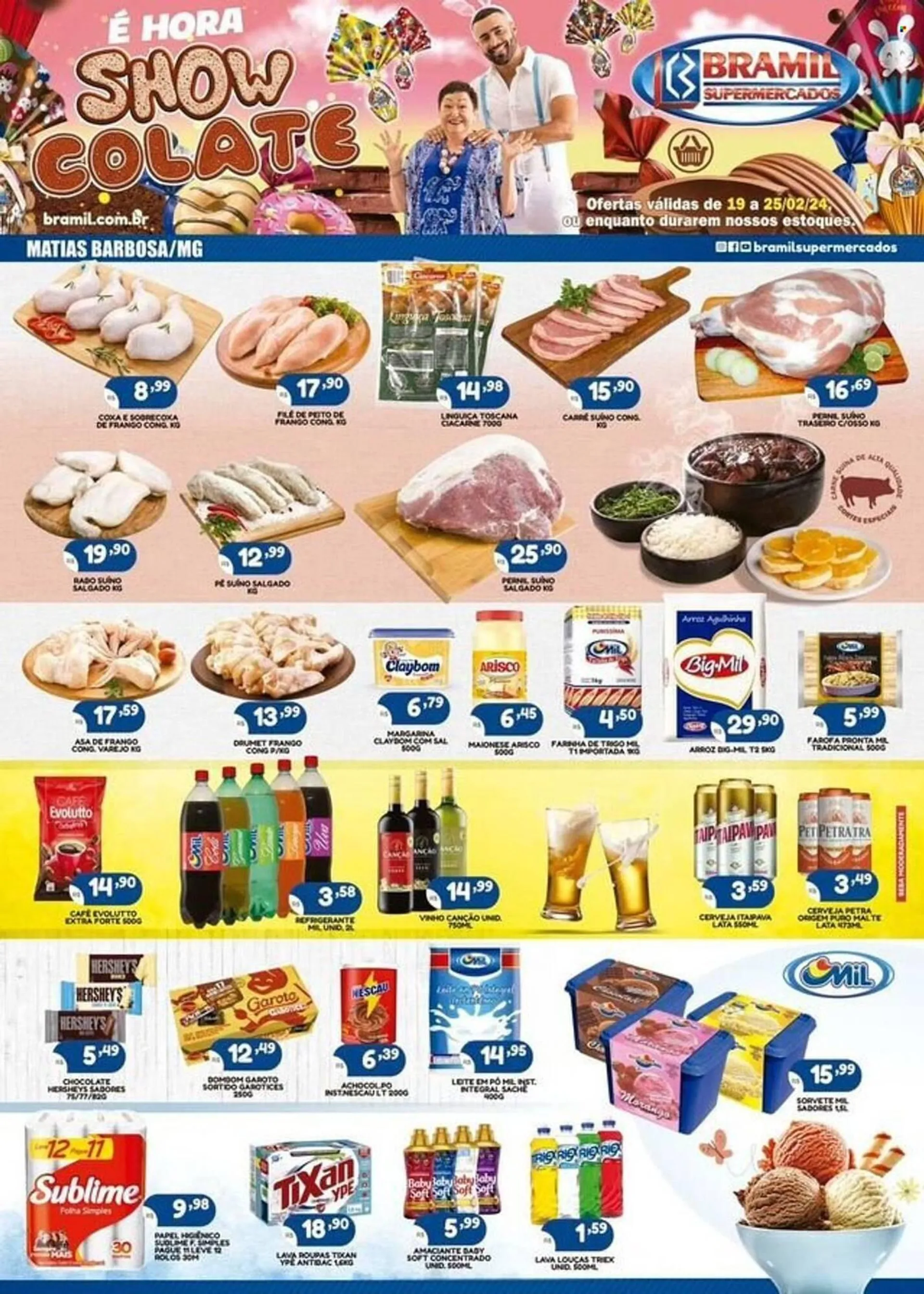 Encarte de Catálogo Bramil Supermercados 20 de fevereiro até 25 de fevereiro 2024 - Pagina 