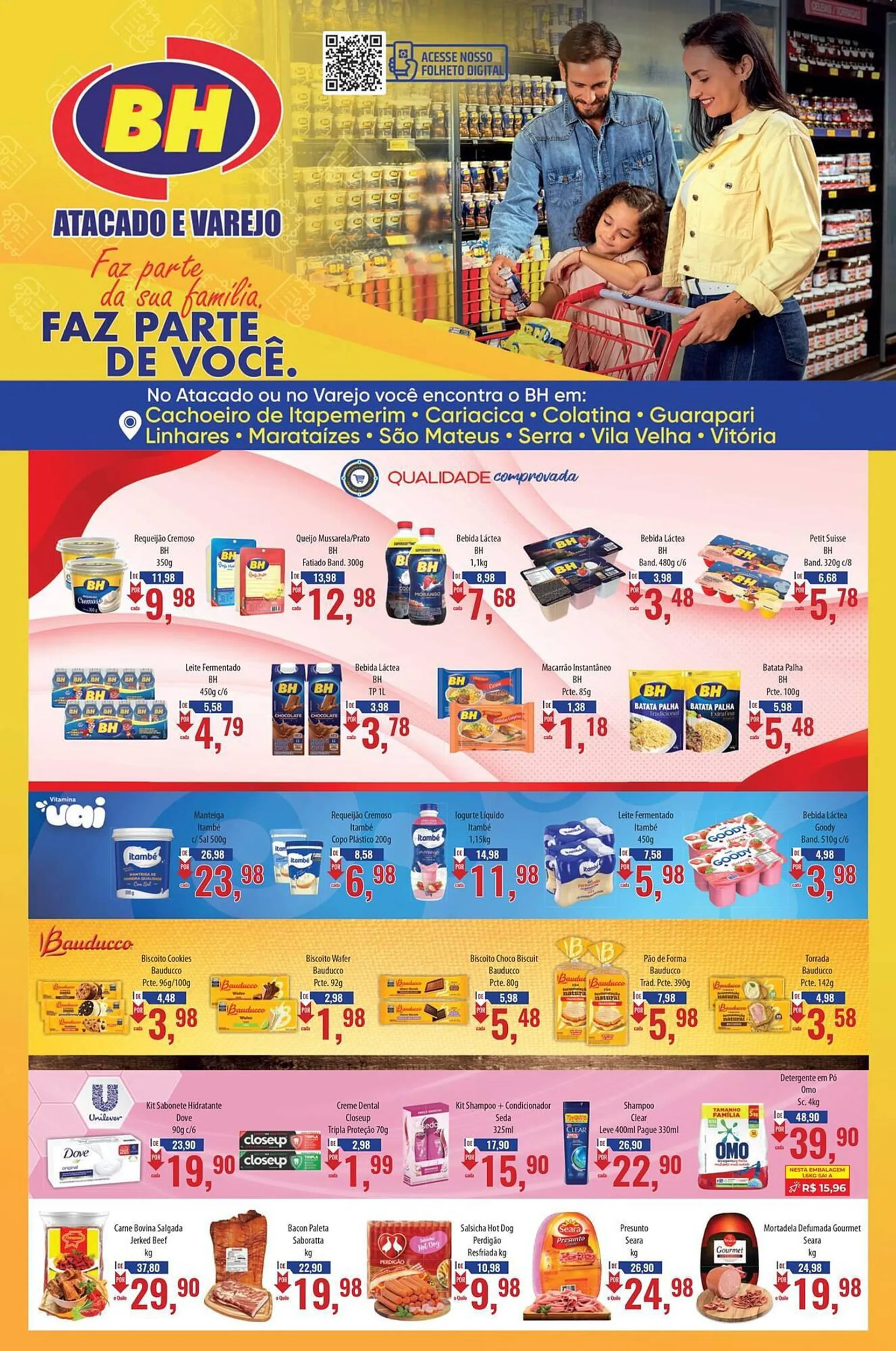 Encarte de Catálogo Supermercados BH 9 de abril até 15 de abril 2024 - Pagina 1