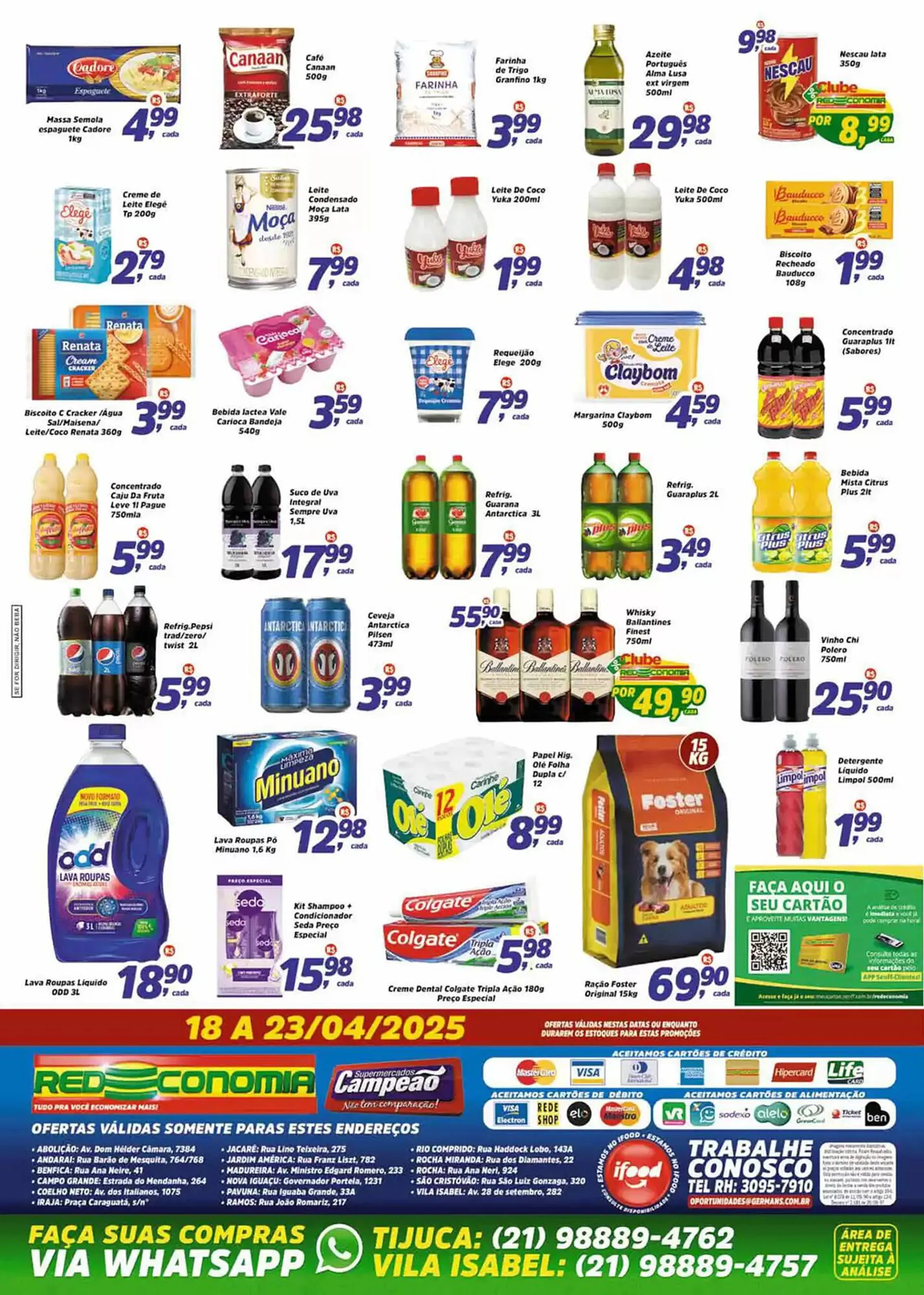 Encarte de Catálogo Supermercados Campeão 18 de abril até 23 de abril 2025 - Pagina 2