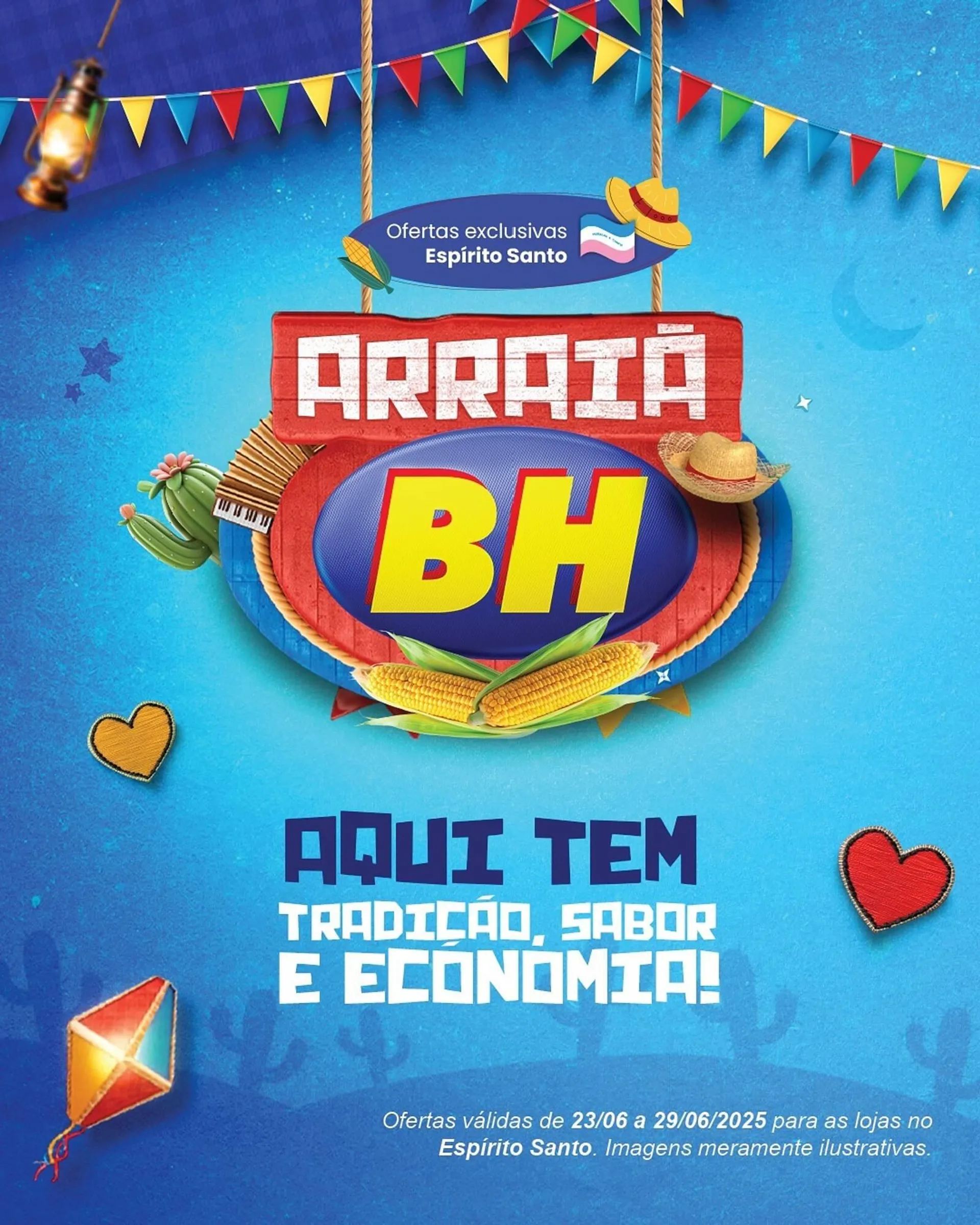 Encarte de Catálogo Supermercados BH 23 de junho até 29 de junho 2025 - Pagina 1