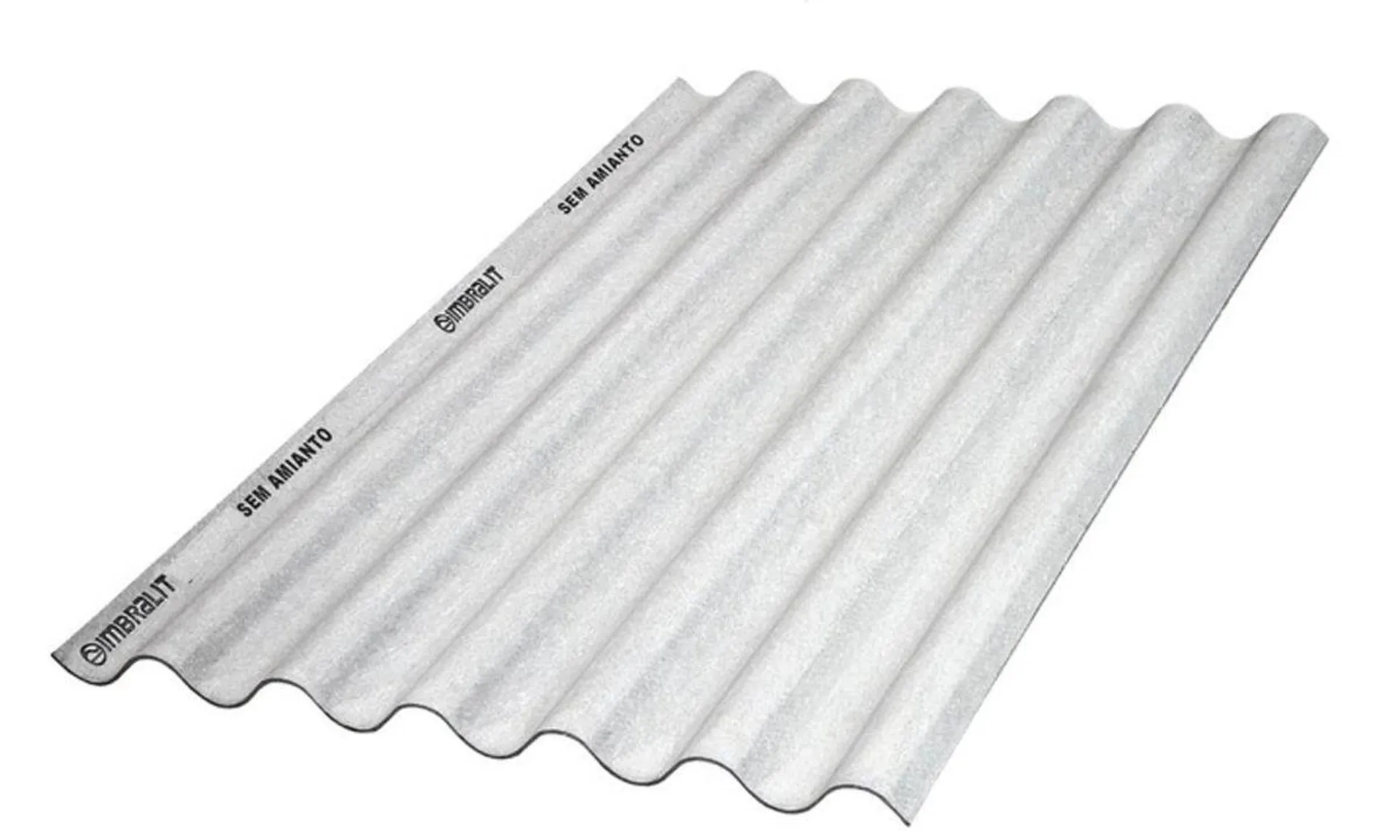 Telha de Fibrocimento Imbralit Sem Amianto 5mm 2,44x1,10m