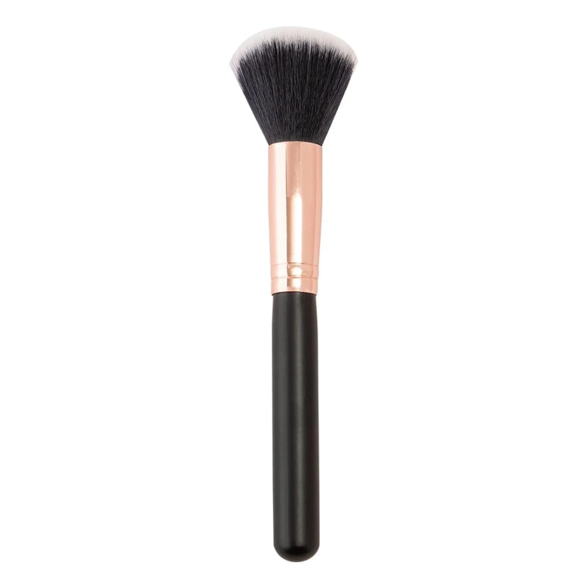Pincel de Maquiagem Poliamida Cabo Madeira/ Alumínio Rose 17,5x1,5x1cm LM2993 - honeyhome