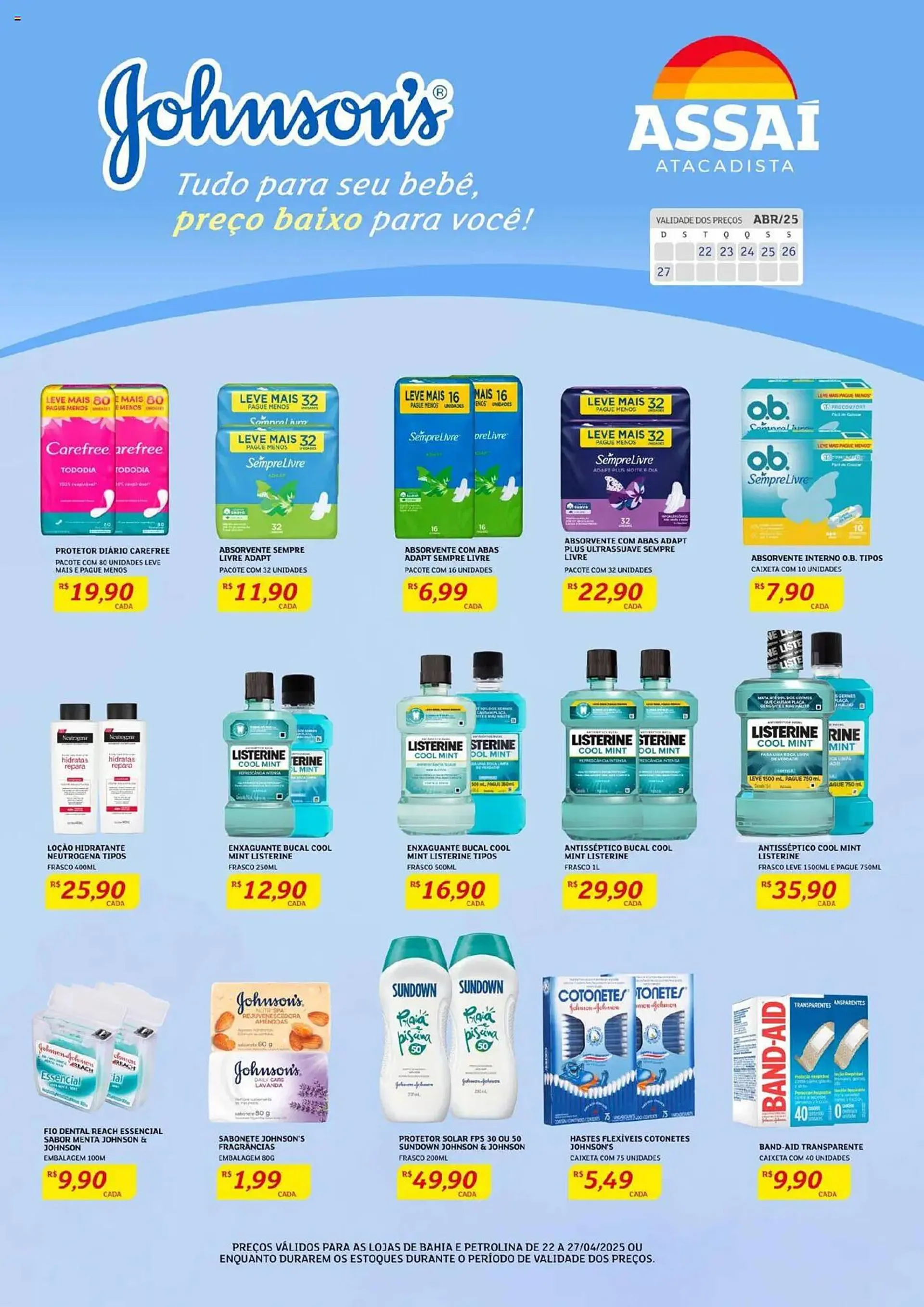 Encarte de Catálogo Assaí Atacadista 22 de abril até 27 de abril 2025 - Pagina 1