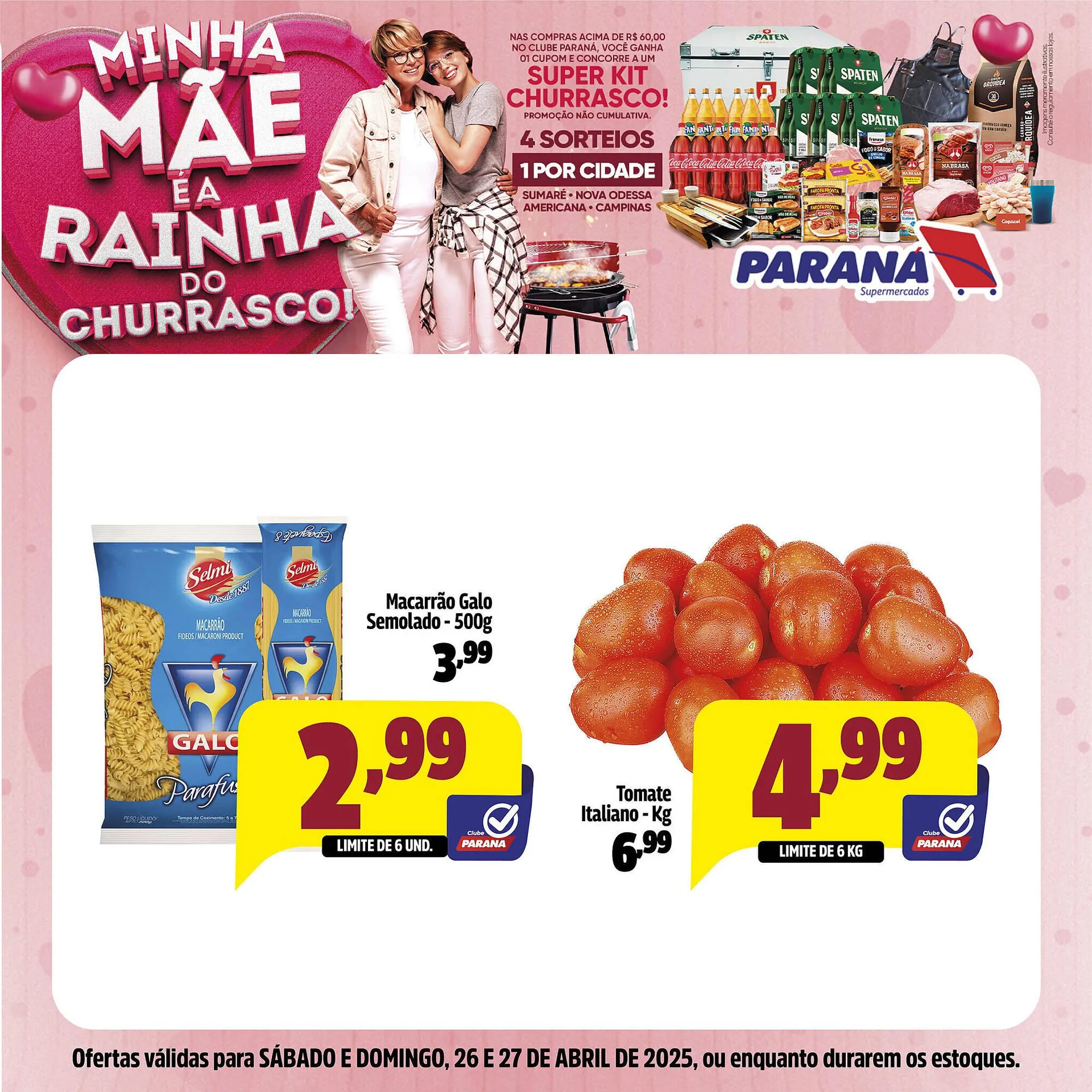 Encarte de Catálogo Supermercado Paraná 26 de abril até 27 de abril 2025 - Pagina 4