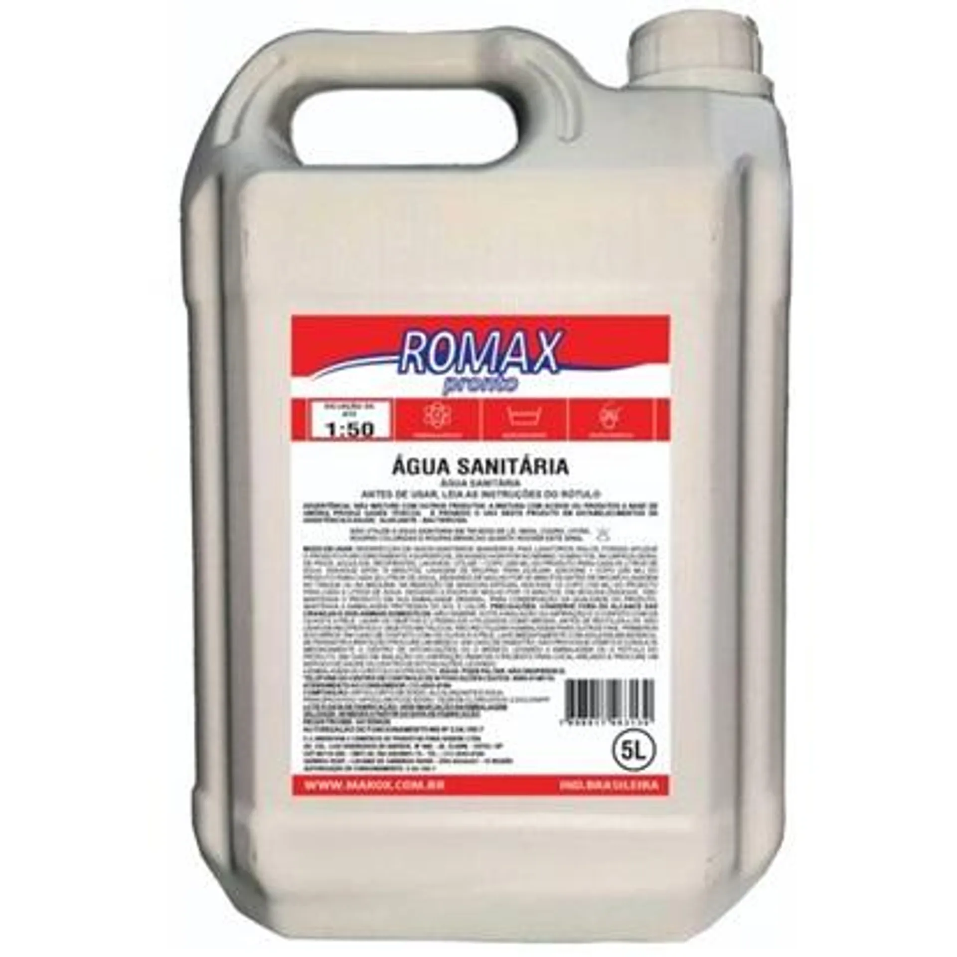 Água Sanitária 5L Romax