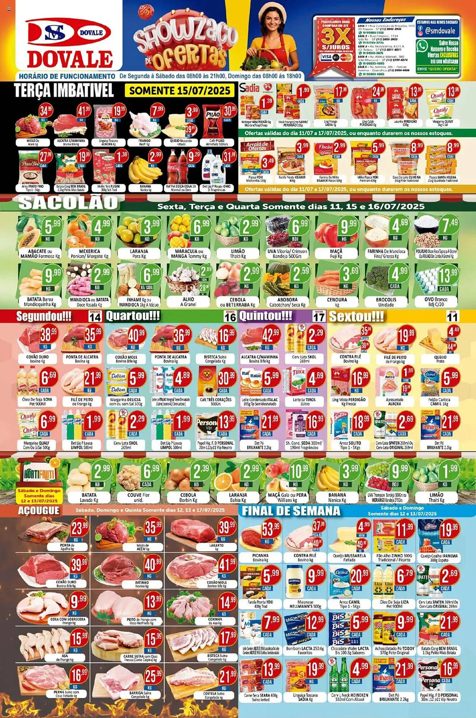 Encarte de Catálogo Dovale 11 de julho até 17 de julho 2025 - Pagina 1