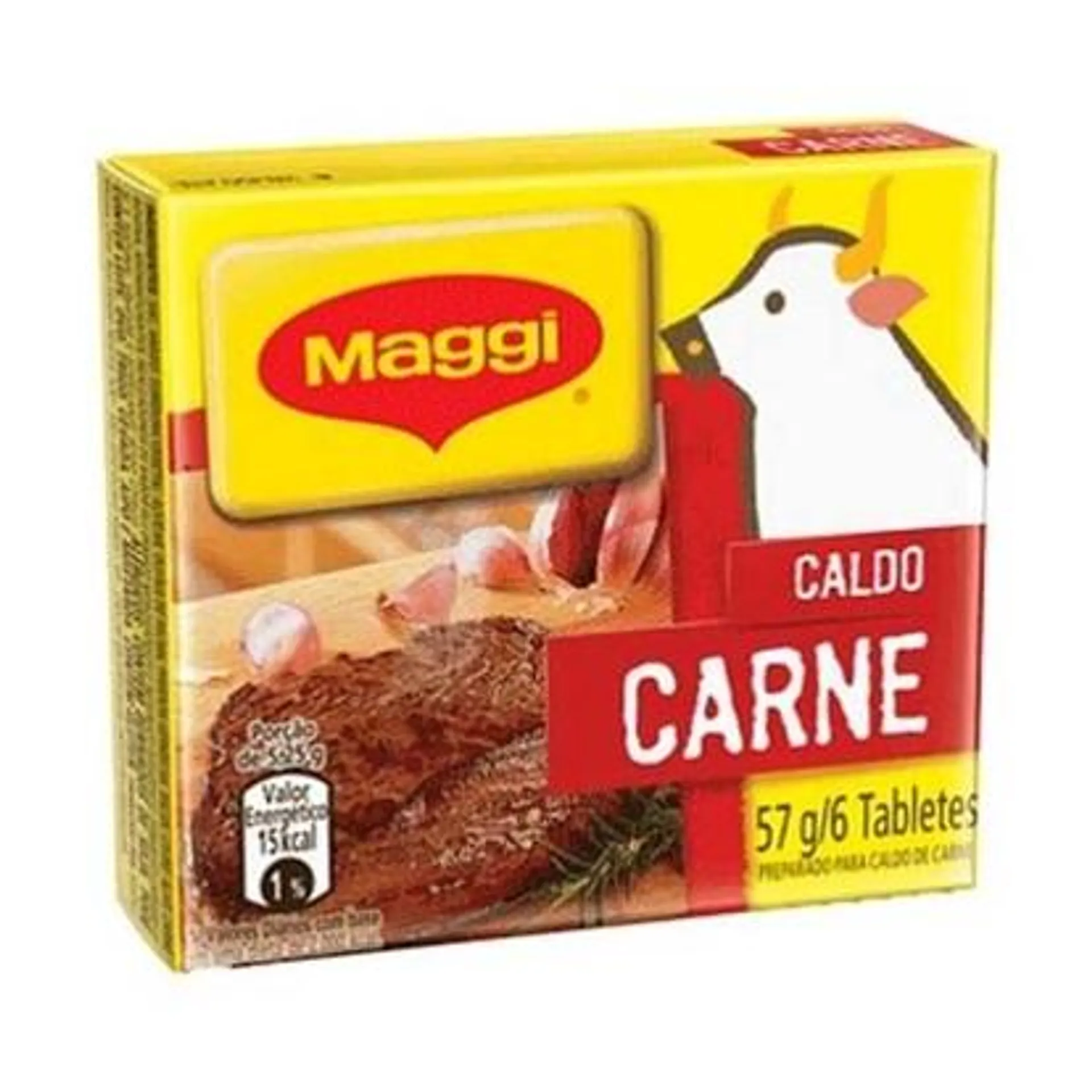 Caldo de Carne 57g 6 Tabletes 1 UN Maggi