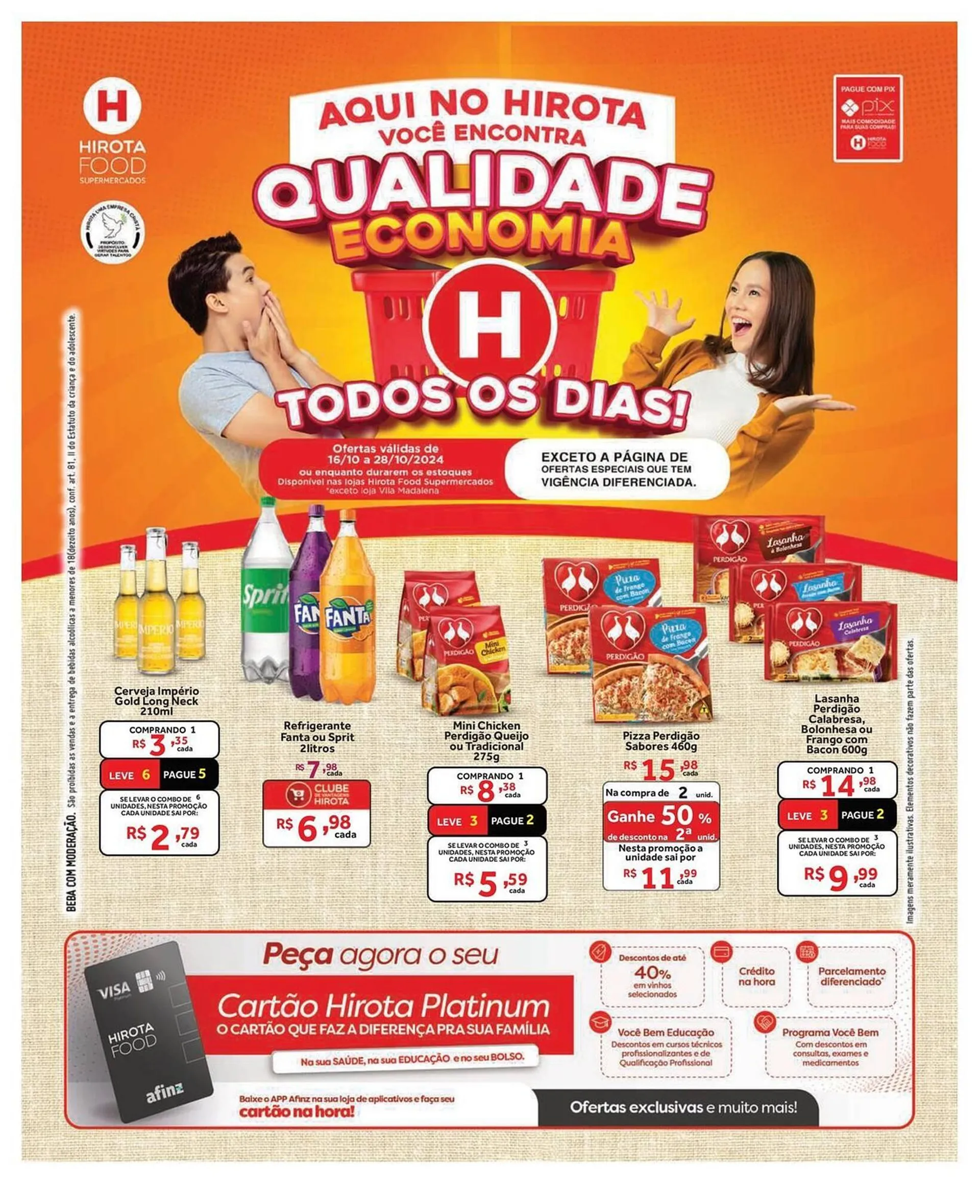 Encarte de Catálogo Hirota Food Supermercado 17 de outubro até 28 de outubro 2024 - Pagina 1