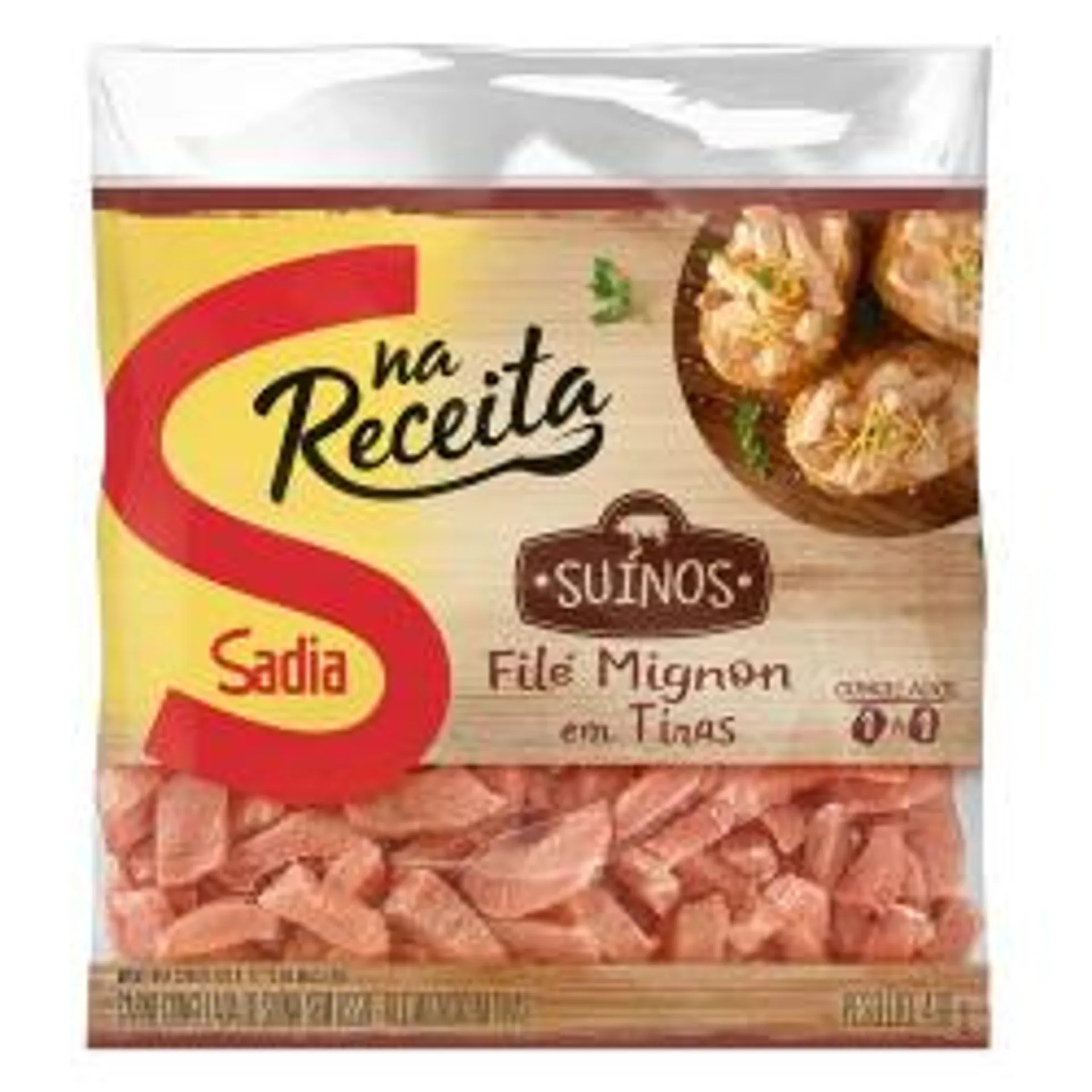 File Mignon Suino Sadia Na Receita Em Tiras Congelado 400g