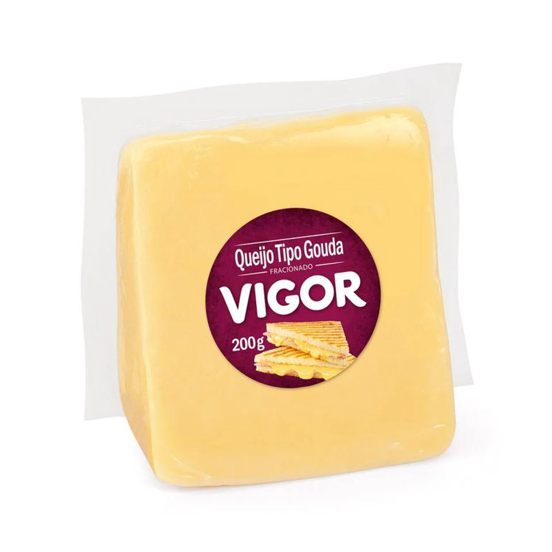 Queijo Gouda Fracionado Vigor 200g