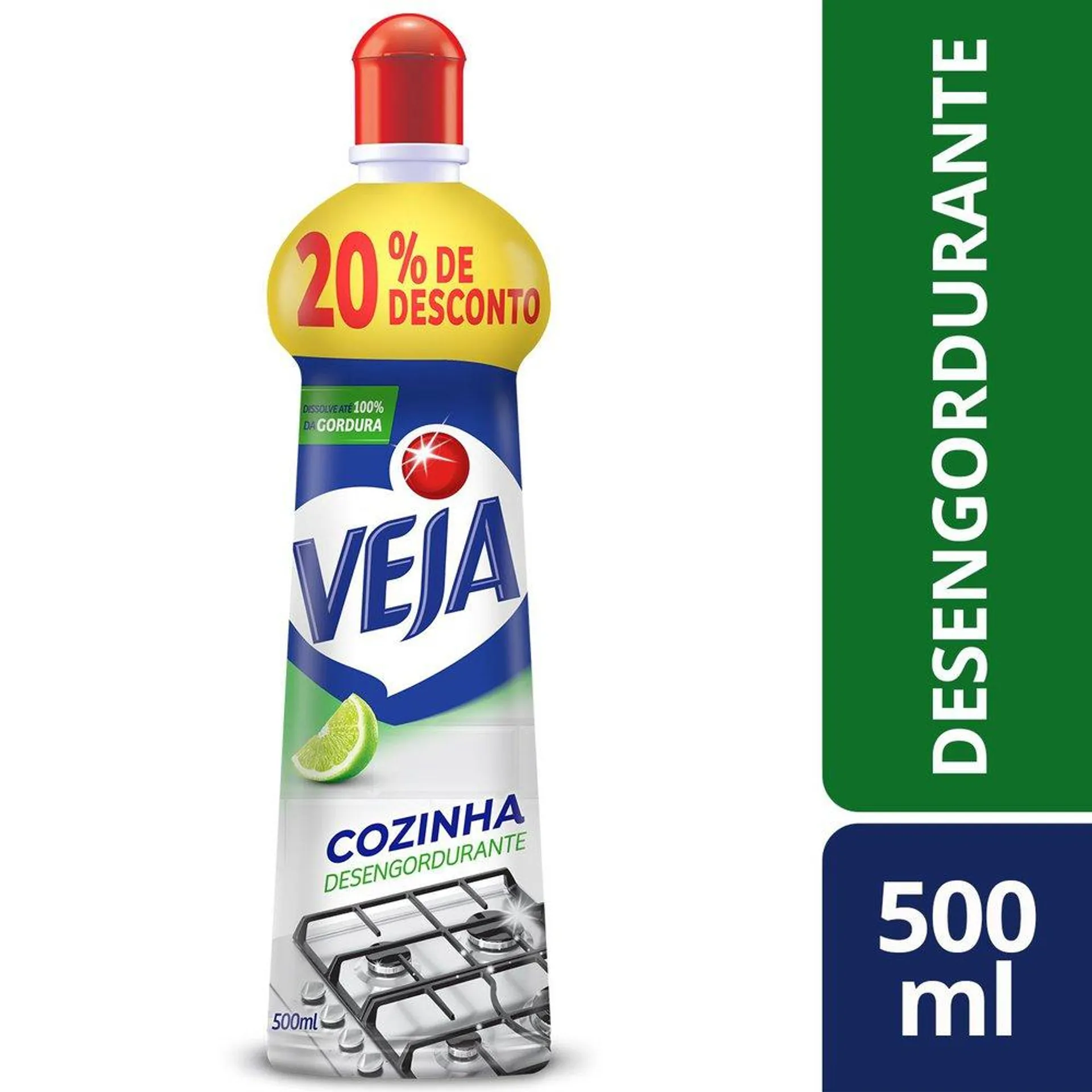 Desengordurante Veja Cozinha Limão 500ml Oferta