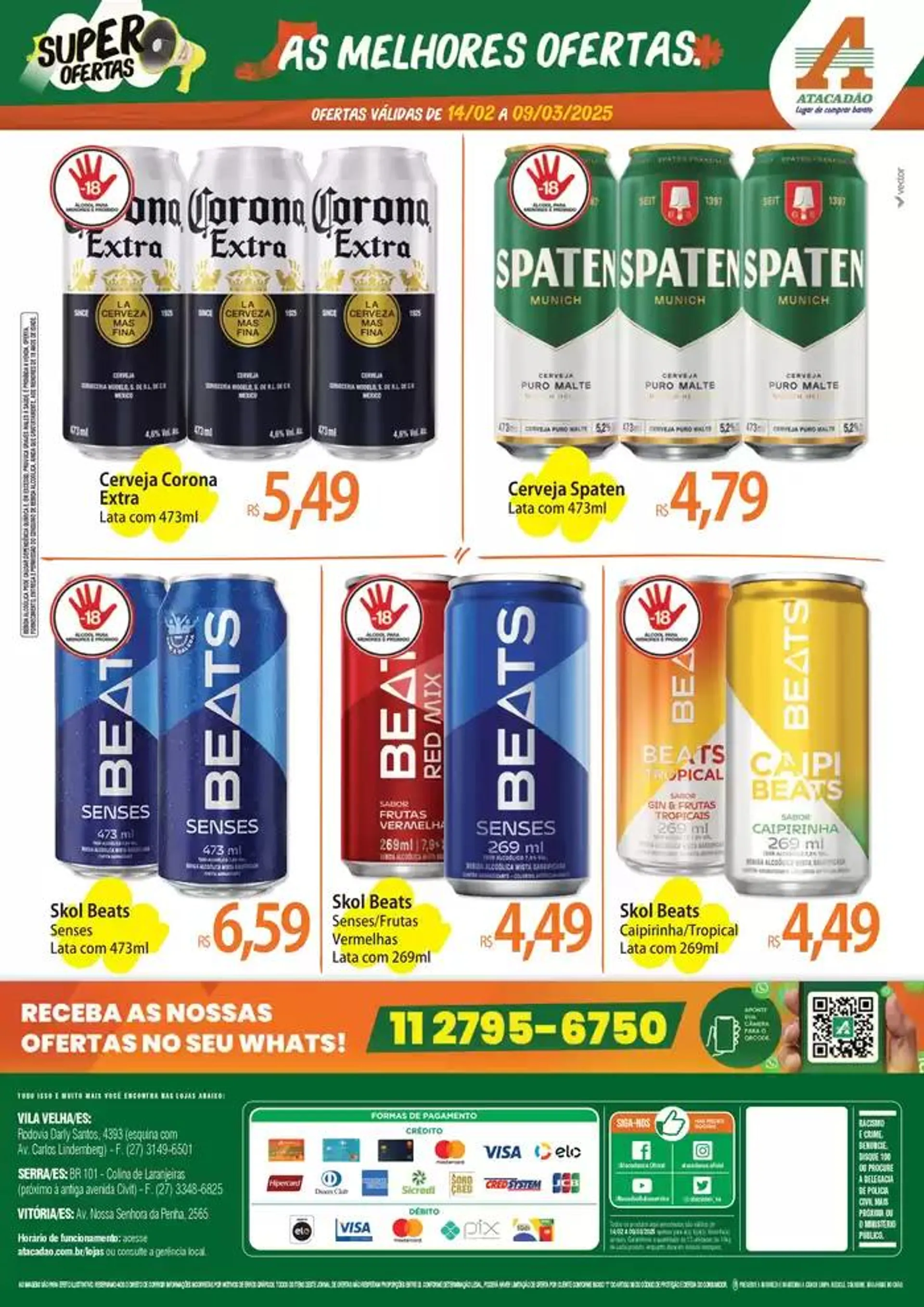 Encarte de Atacadão - Cervejas 14 de fevereiro até 9 de março 2025 - Pagina 2