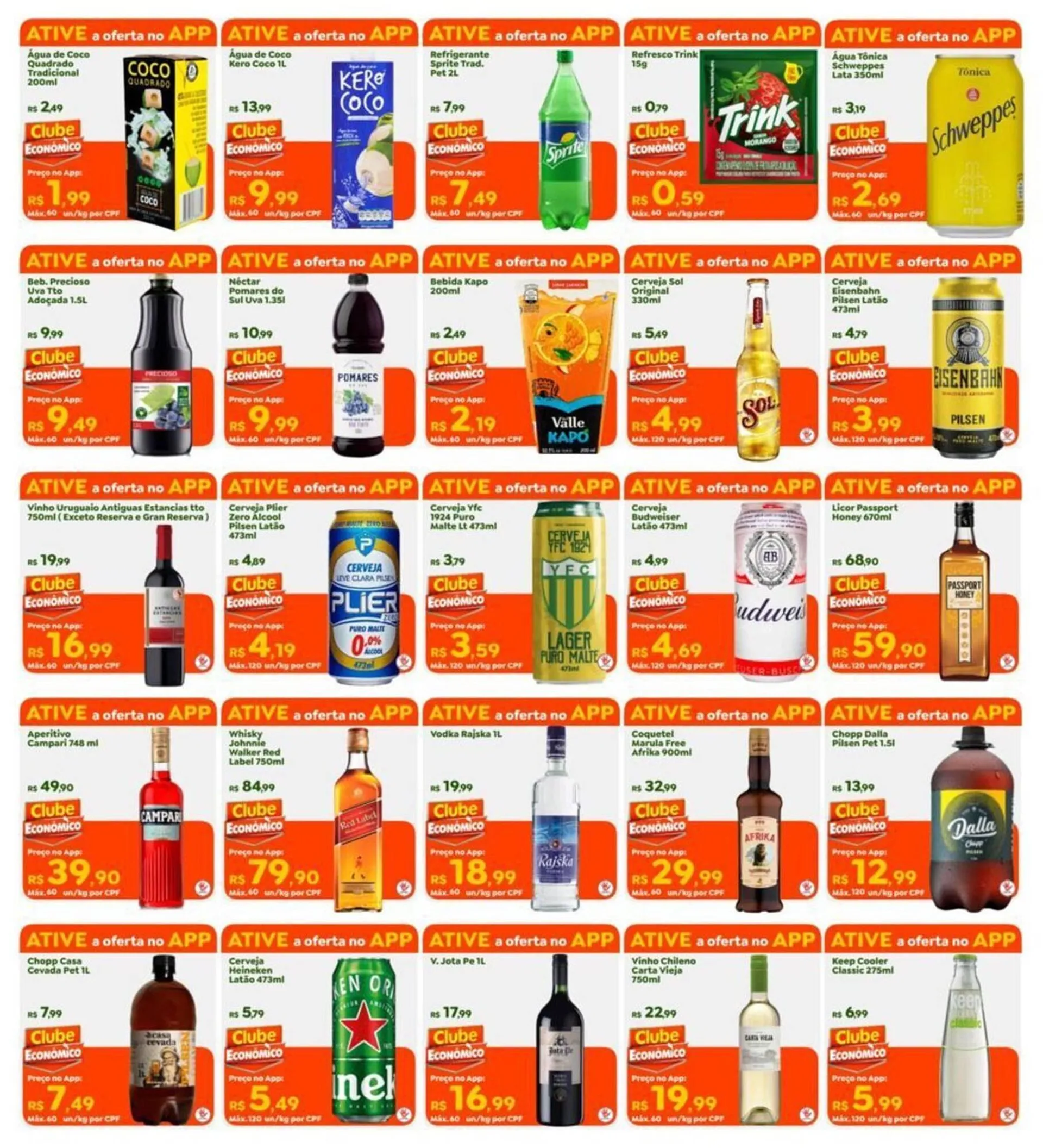 Encarte de Catálogo Econômico Atacadão 21 de abril até 27 de abril 2025 - Pagina 3
