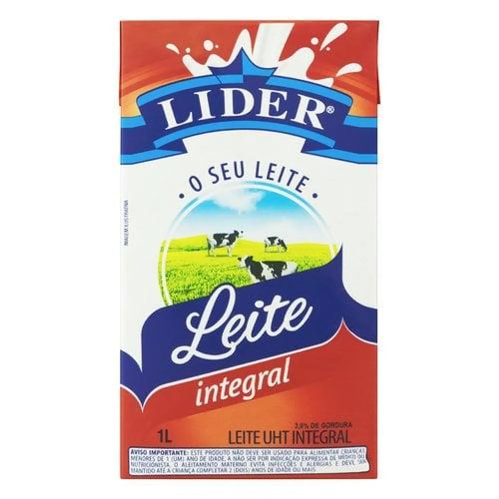 Leite UHT Lider 1L Integral