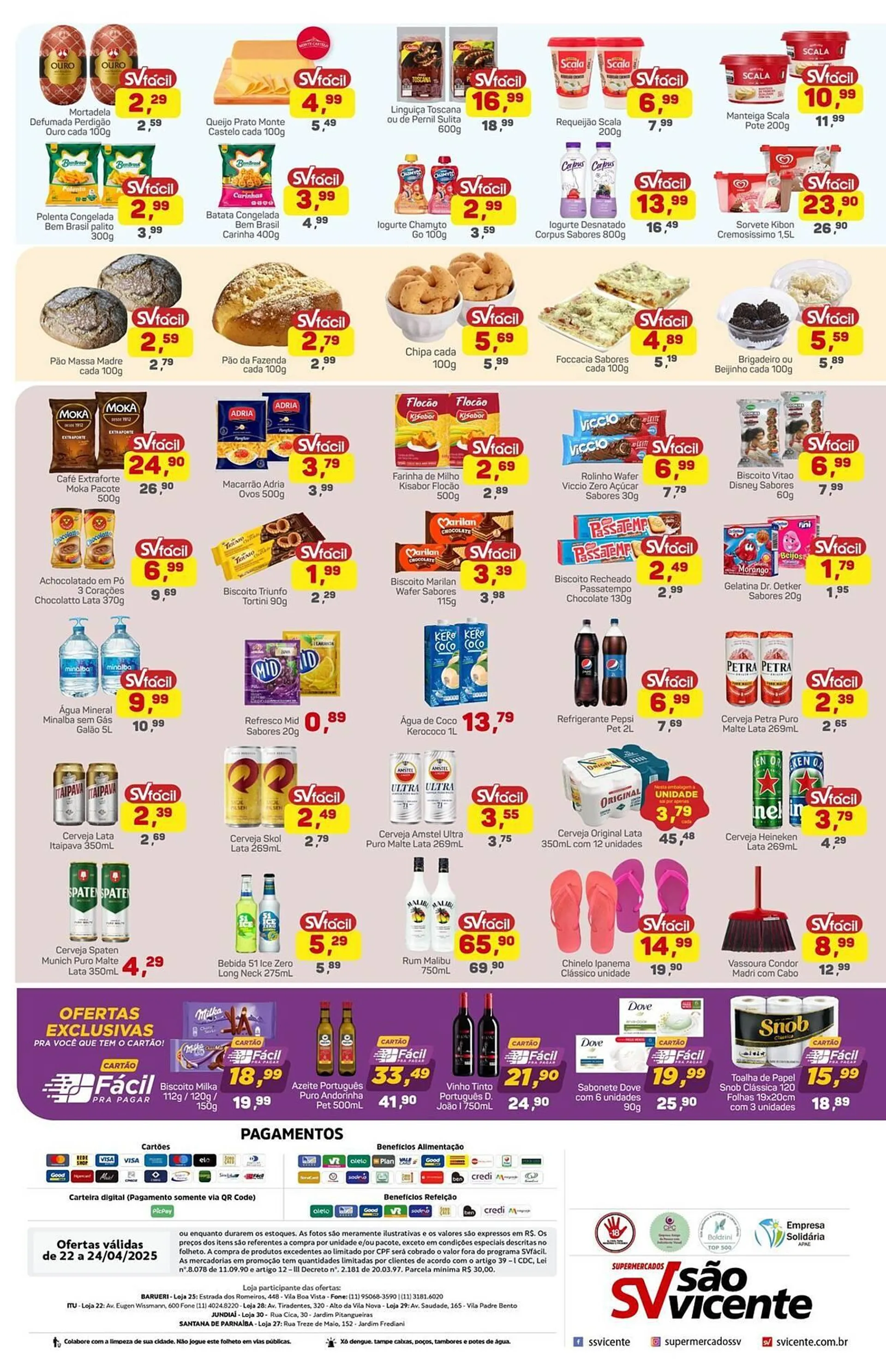 Encarte de Catálogo Supermercados São Vicente 22 de abril até 24 de abril 2025 - Pagina 2