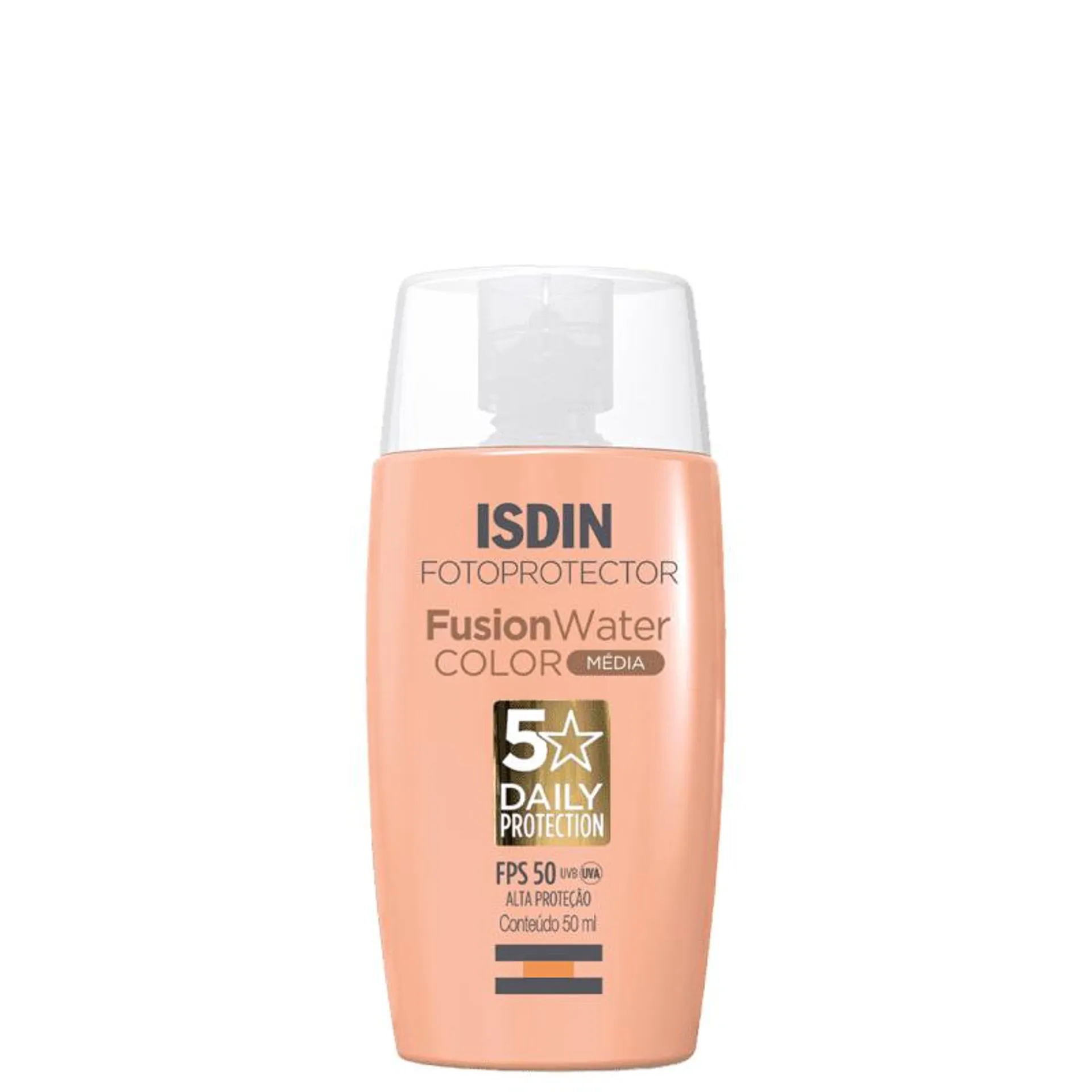 ISDIN Fusion Water 5 Stars FPS50 Color Média