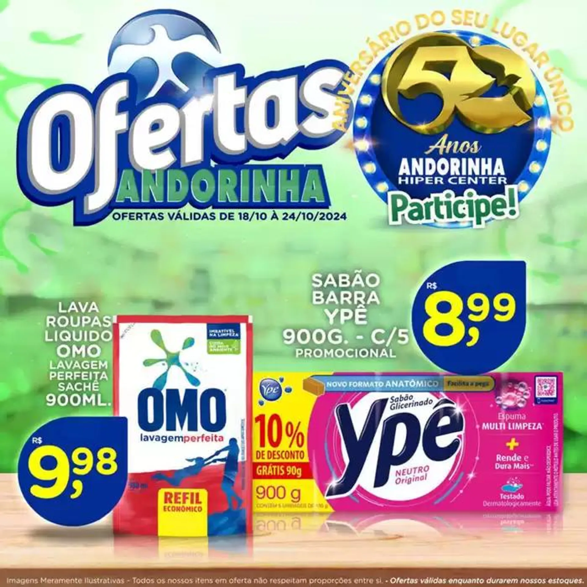 Encarte de Andorinha Hipermercado OFERTAS 18 de outubro até 24 de outubro 2024 - Pagina 50