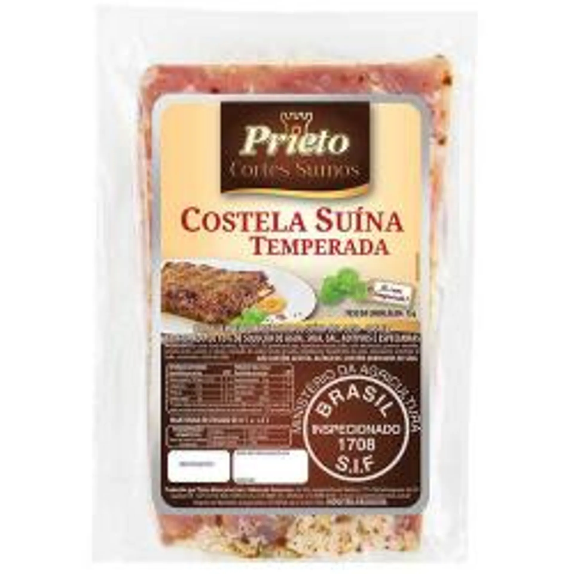 Costela Suina Prieto Temperado 800g